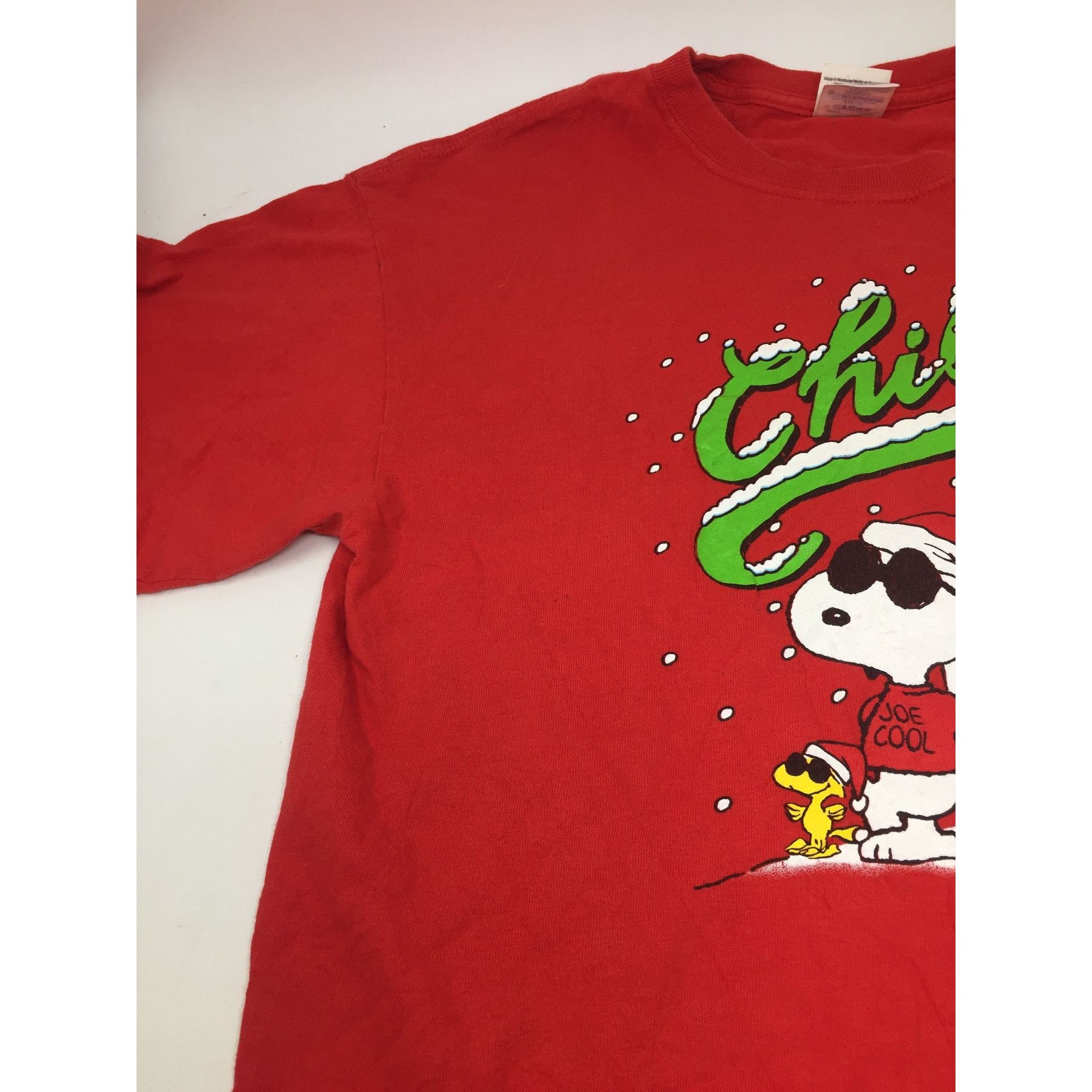 Gildan PEANUTS CHRISTMAS RED GILDAN TEE SHIRT SIZE LARGE Size L / US 10 / IT 46 - 8 Thumbnail