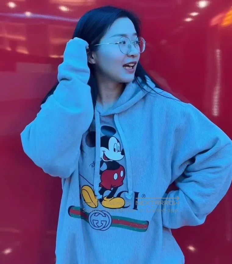 Gucci Gucci Gray Mickey Mouse Printed Cotton Hooded Drawstring L Size US XL / EU 56 / 4 - 7 Thumbnail