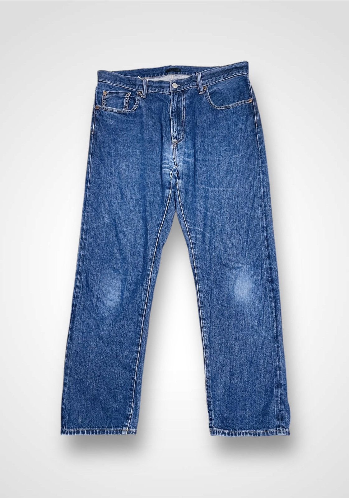 Japanese Brand × Uniqlo Uniqlo Selvedge Distressed Jeans (15) Size US 36 / EU 52 - 1 Thumbnail