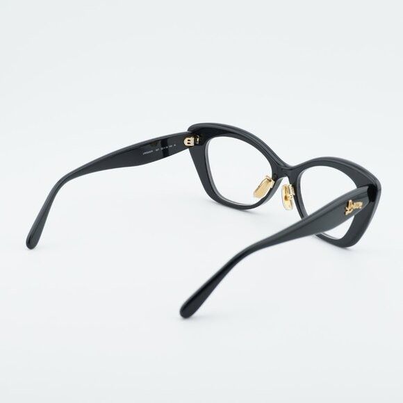 Loewe Loewe LW50067F 001 Eyeglasses Shiny Black 52mm Cat Eye Frame Size ONE SIZE - 9 Thumbnail