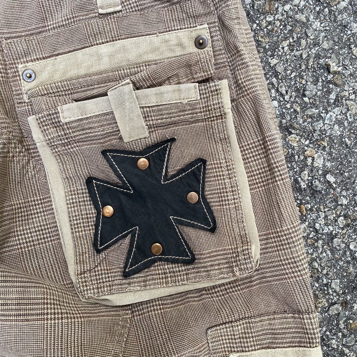 Beauty Beast Cargo Pants Checkered Multi Pocket Punk Style Grunge G-3 Size US 32 / EU 48 - 16 Thumbnail