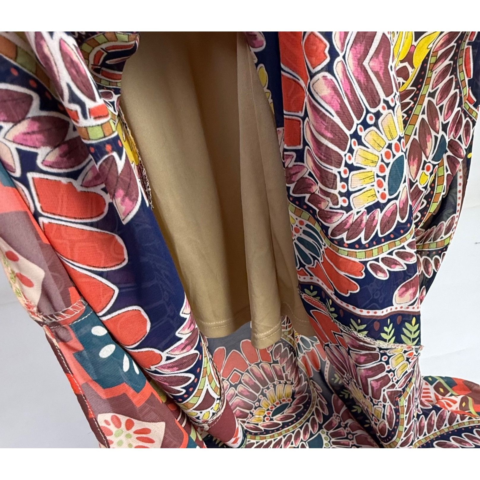 Other Harper Women's Multicolor Boho Paisley Flowy Party Maxi Dres Size S / US 4 / IT 40 - 5 Thumbnail