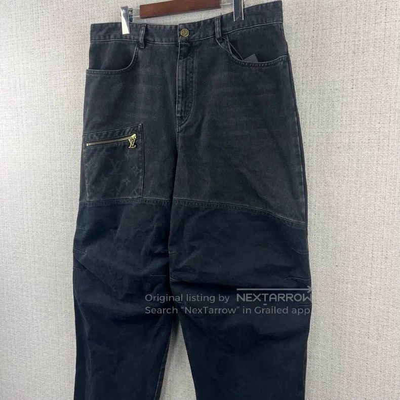 Louis Vuitton Louis Vuitton SS24 monogrammed pocket worn casual jeans Size US 36 / EU 52 - 3 Thumbnail