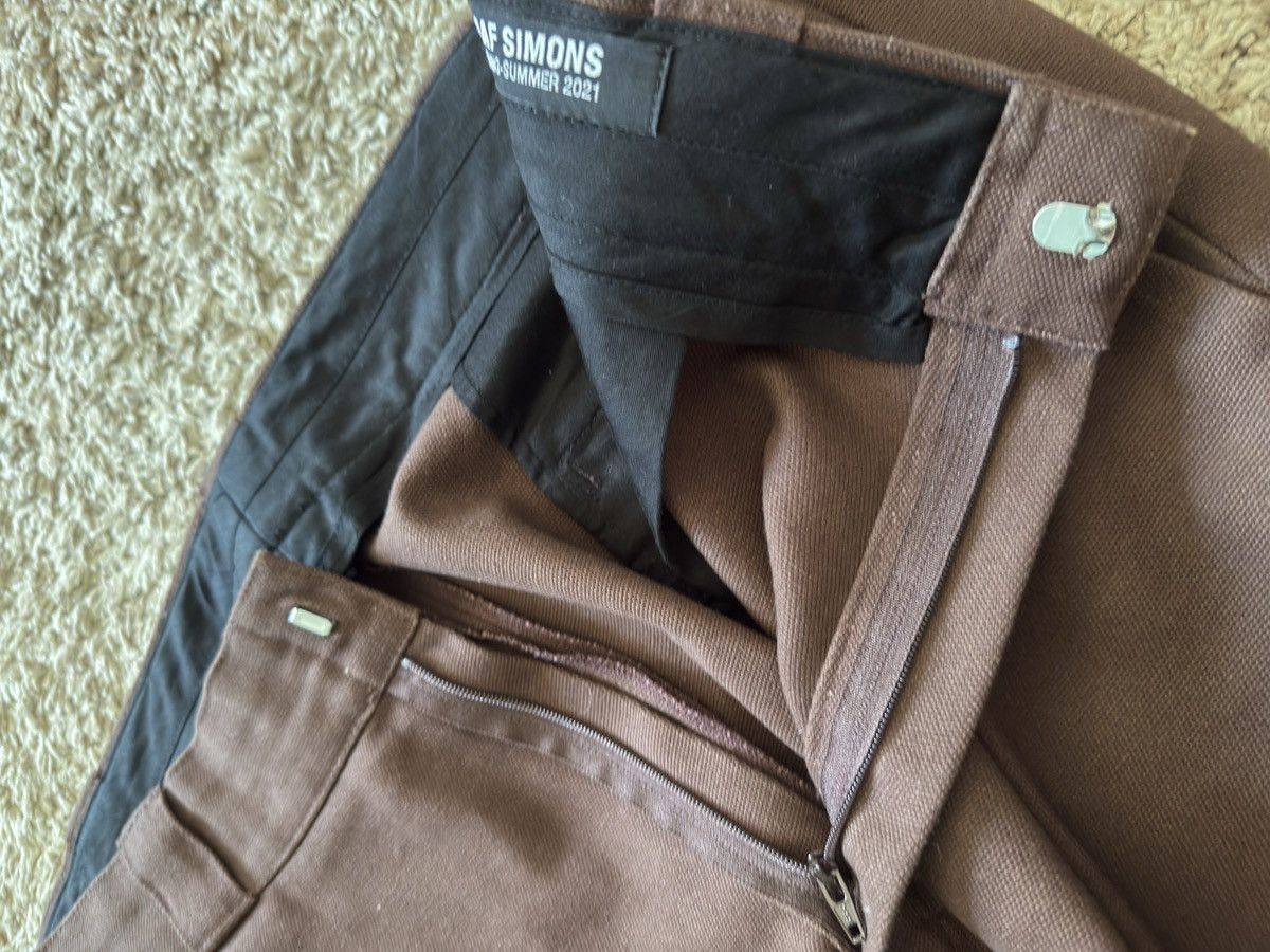 Raf Simons Raf Simons Heavy Canvas Flared Pants SS21 Contrasting Insert Size US 34 / EU 50 - 7 Thumbnail