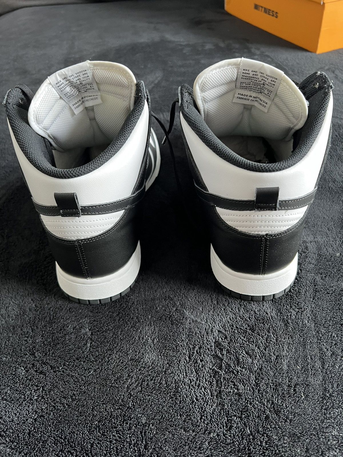 Nike Nike Dunk High (Panda) Size US 13 / EU 46 - 4 Thumbnail
