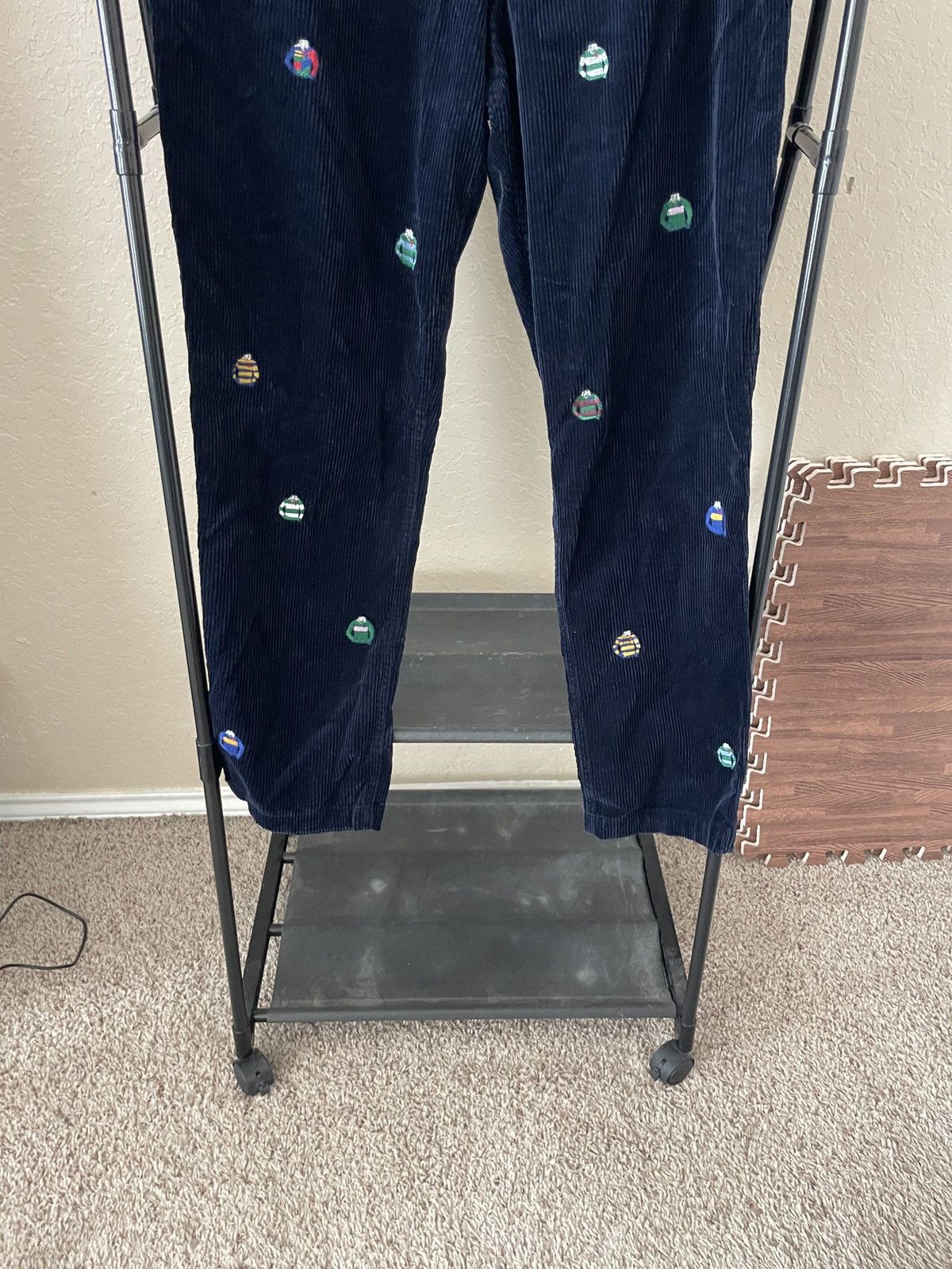 Polo Ralph Lauren Corduroy Drawstrings pants w/ Polo rugbys all over 148.00 Size US 36 / EU 52 - 2 Thumbnail
