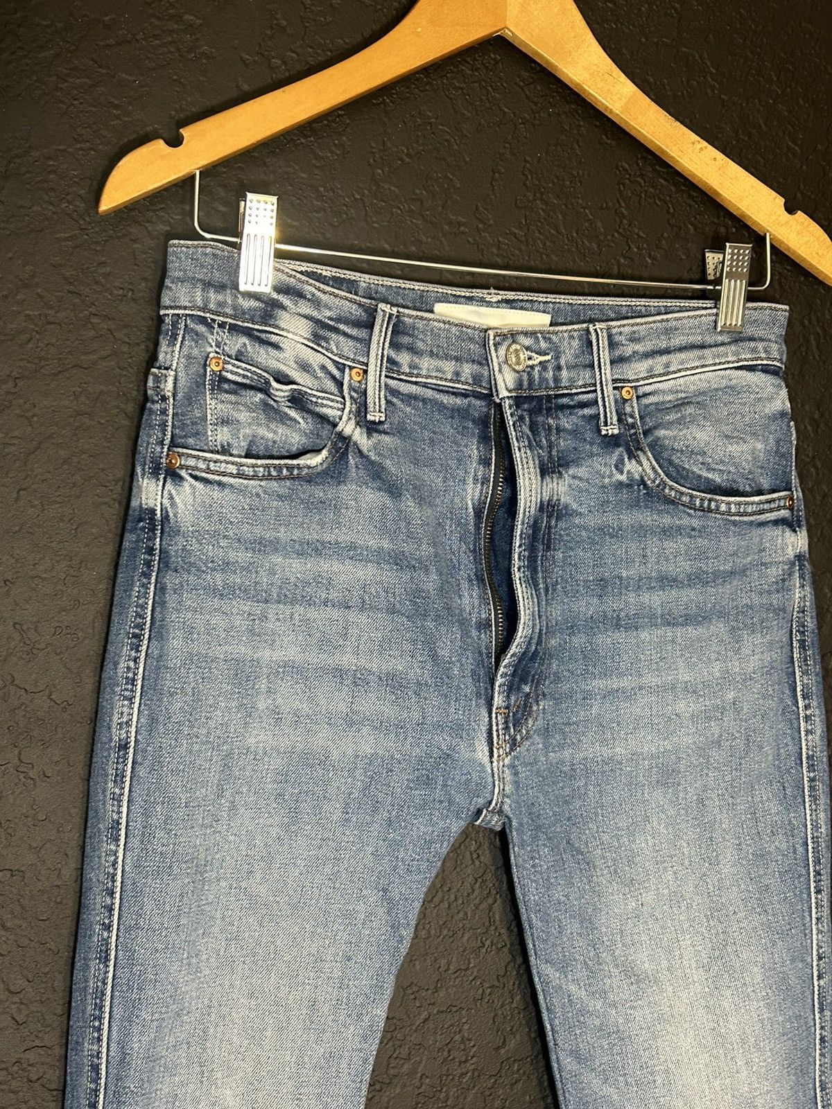 MOTHER Mother Superior Straight Fit Indigo Jeans Size 25" / US 0 / IT 36 - 2 Thumbnail