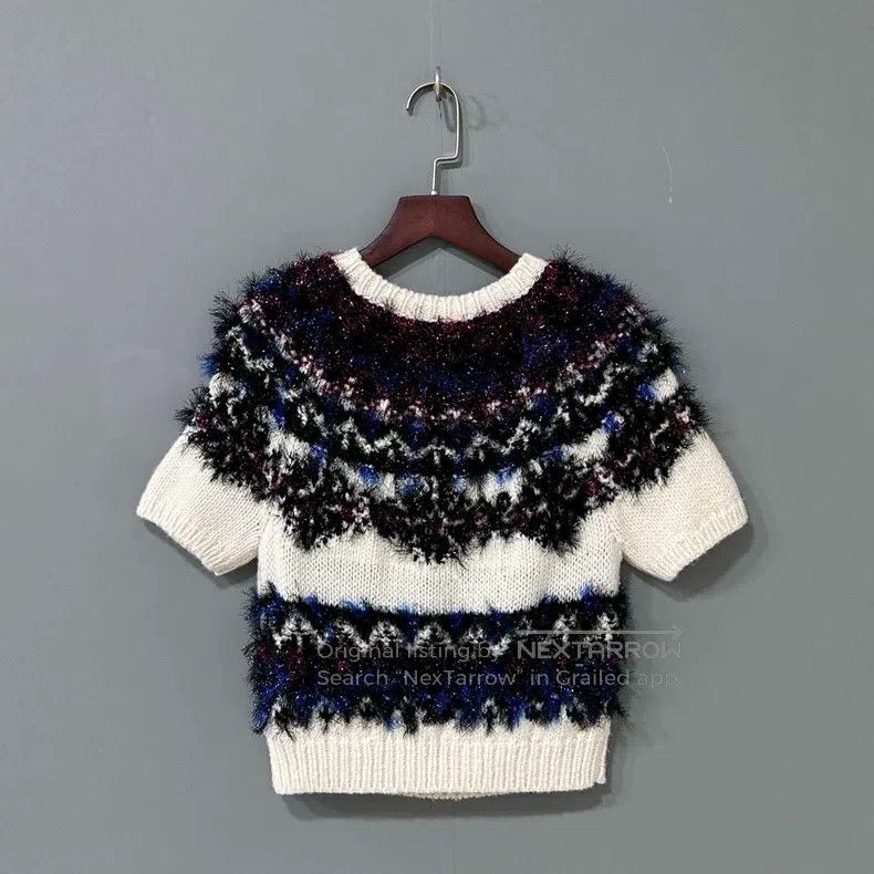 Chanel Chanel Autumn and winter colourful shiny cashmere short sl Size XS / US 0-2 / IT 36-38 - 3 Thumbnail