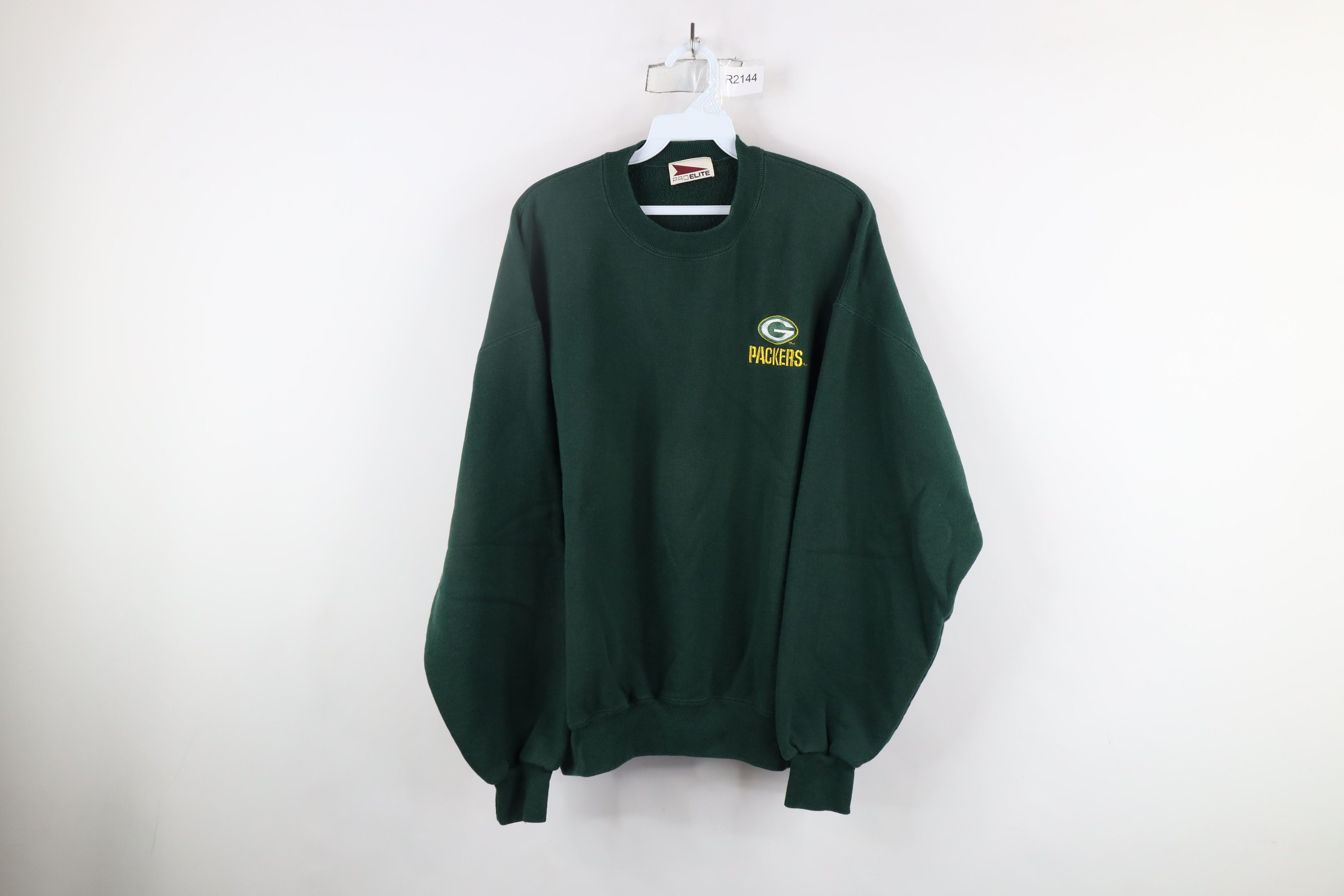 Vintage Vintage 90s Out Green Bay Packers Football Sweatshirt USA Size US XL / EU 56 / 4 - 1 Thumbnail