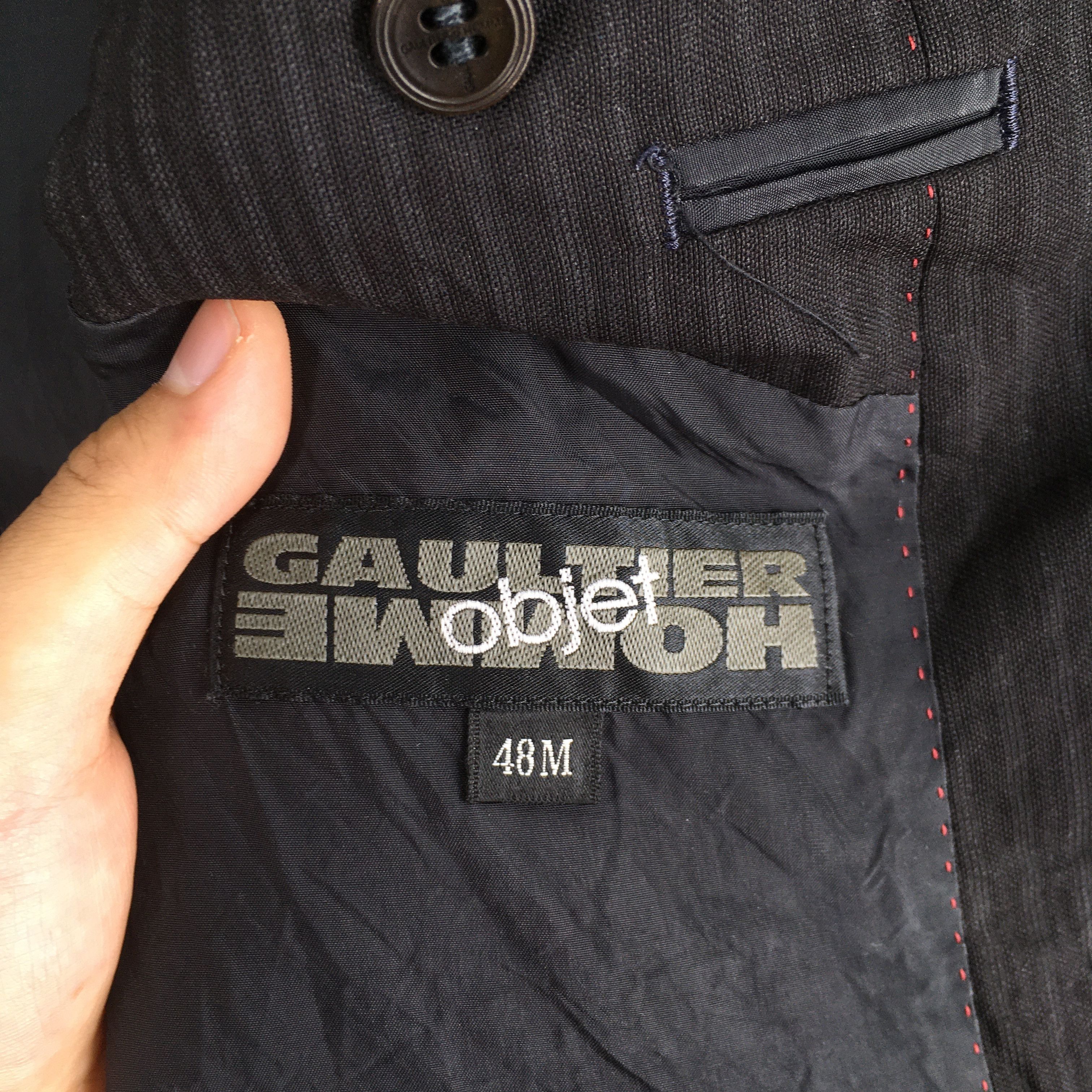 Jean Paul Gaultier Gaultier Homme Object Black Stripes Blazer Casual Jacket M Size US M / EU 48-50 / 2 - 6 Thumbnail