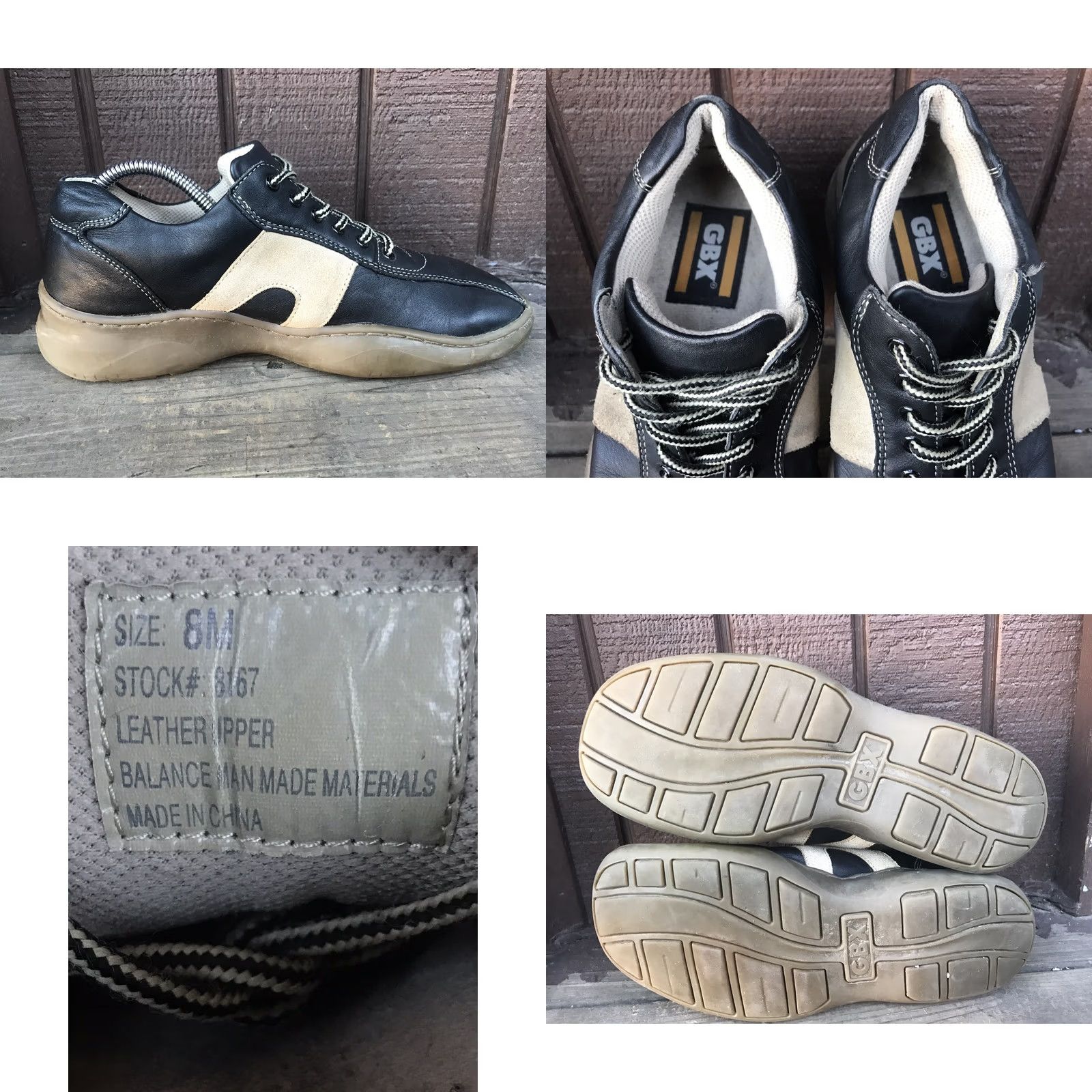 Vintage Mens GBX Brown Leather Bicycle Toe Lace Up Casual Oxford Walking Shoes 8M Size US 8 / EU 41 - 8 Thumbnail