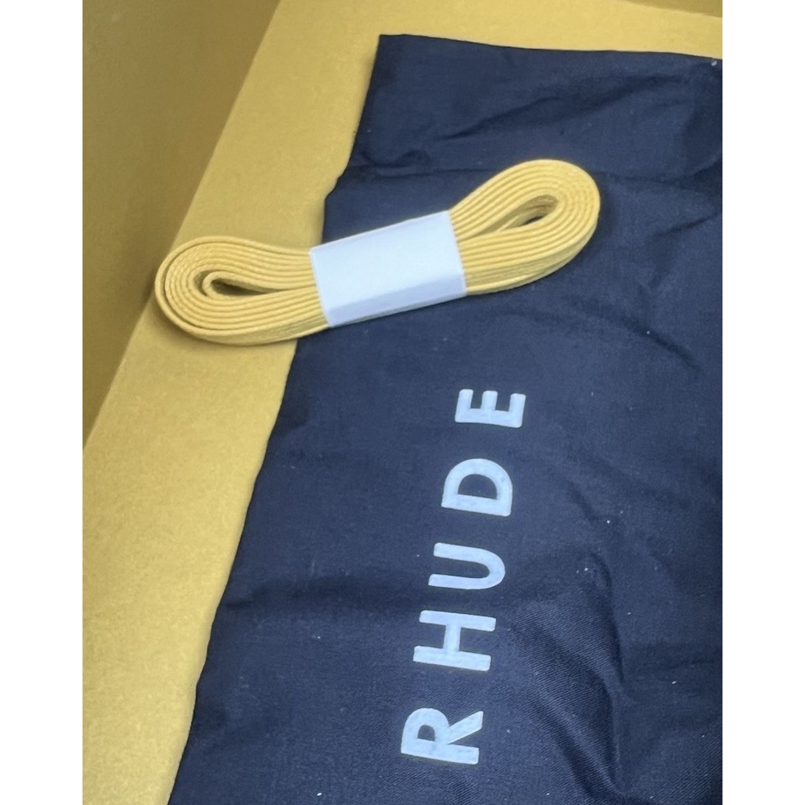 Rhude Size 10US - Rhude Yellow Rhecess Leather High NEW Size US 10 / EU 43 - 9 Thumbnail