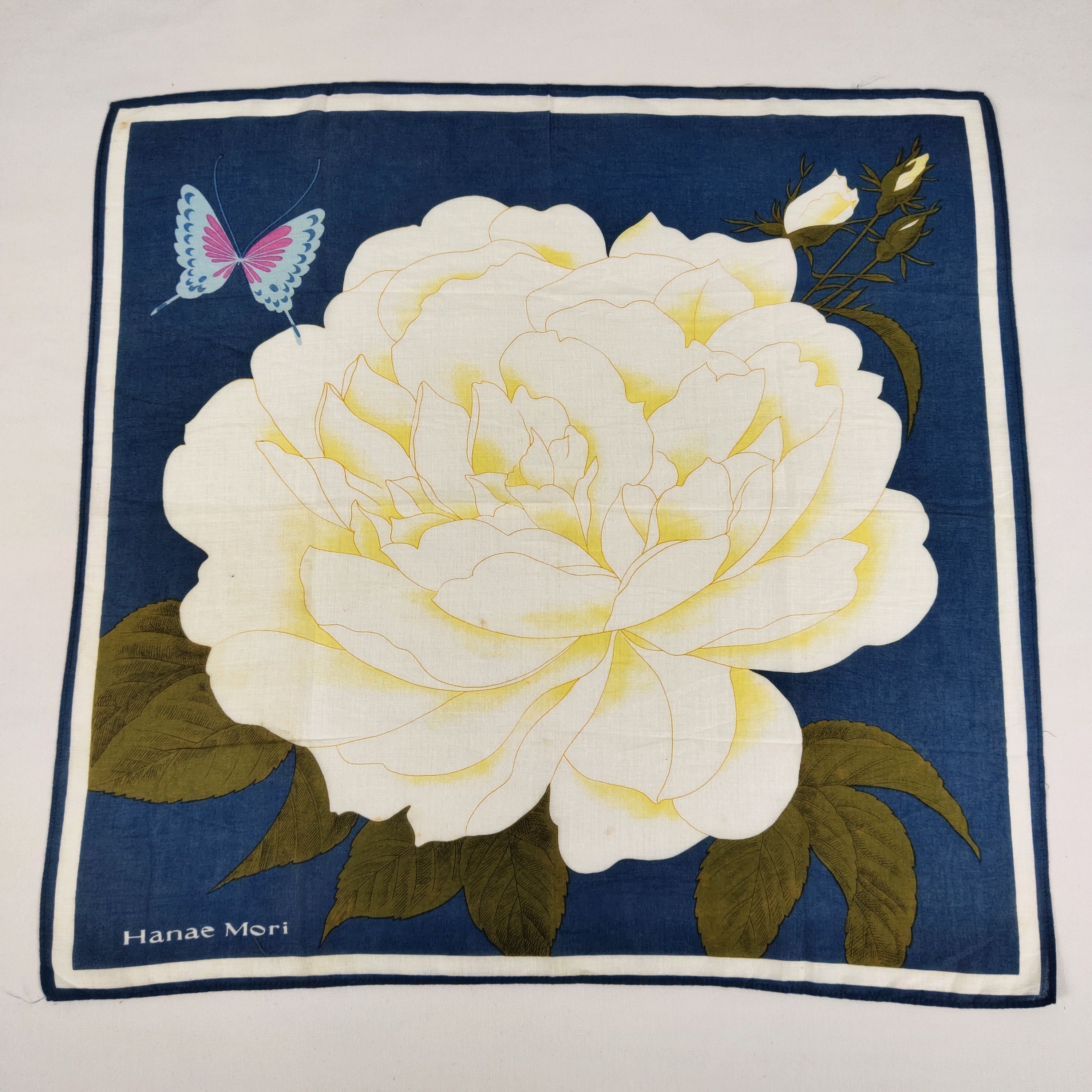 Hanae Mori × Vintage Hanae Mori Handkerchief / Neckerchief / Bandana FZ704 Size ONE SIZE - 3 Thumbnail