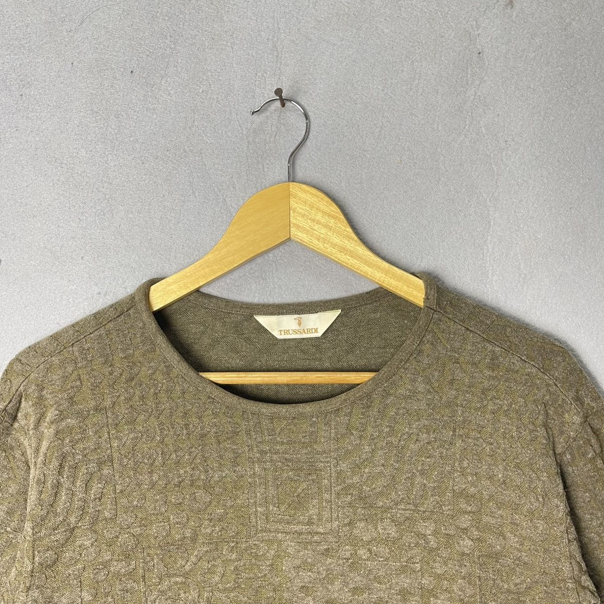 Trussardi Vintage Trussardi Textured Oversized Tunic Top Size M / US 6-8 / IT 42-44 - 2 Thumbnail