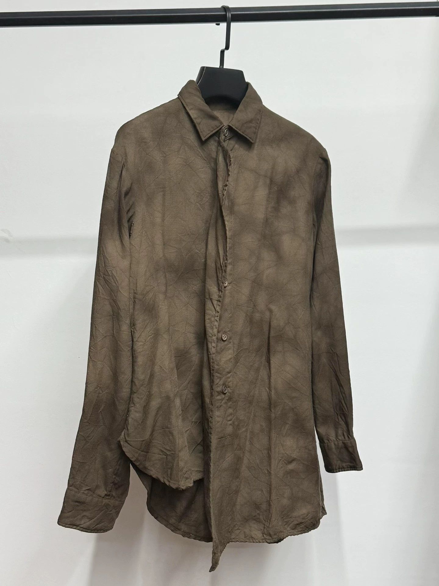 Yohji Yamamoto Yohji Yamamoto Printed Shirt Size 1 (42 Shoulder) Size US S / EU 44-46 / 1 - 1 Thumbnail