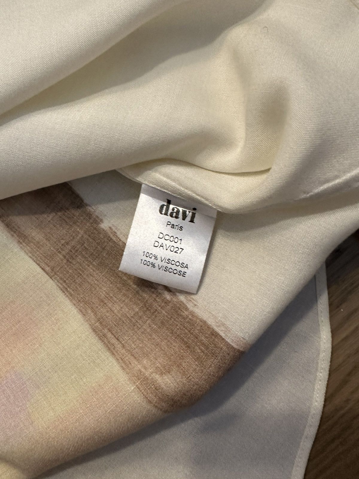 SSENSE Davi Paris White Paint Button-Up Size US S / EU 44-46 / 1 - 4 Thumbnail
