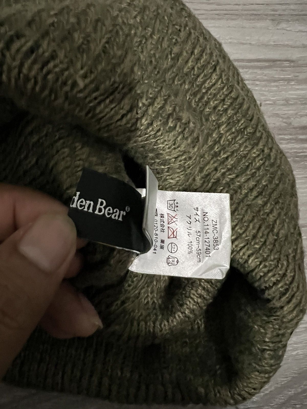 Golden Bear × Vintage Vintage Golden Bear Spell out Beanie Hat Size ONE SIZE - 7 Thumbnail