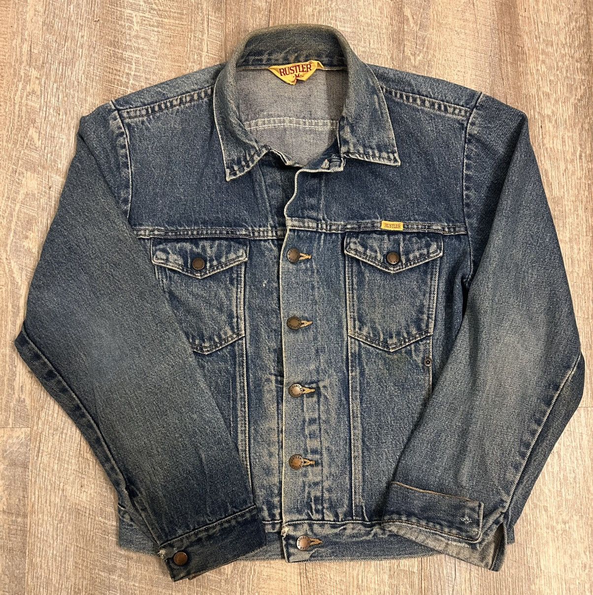Rustler Rustler Mens Denim 90s Jacket Size M Size US M / EU 48-50 / 2 - 1 Thumbnail