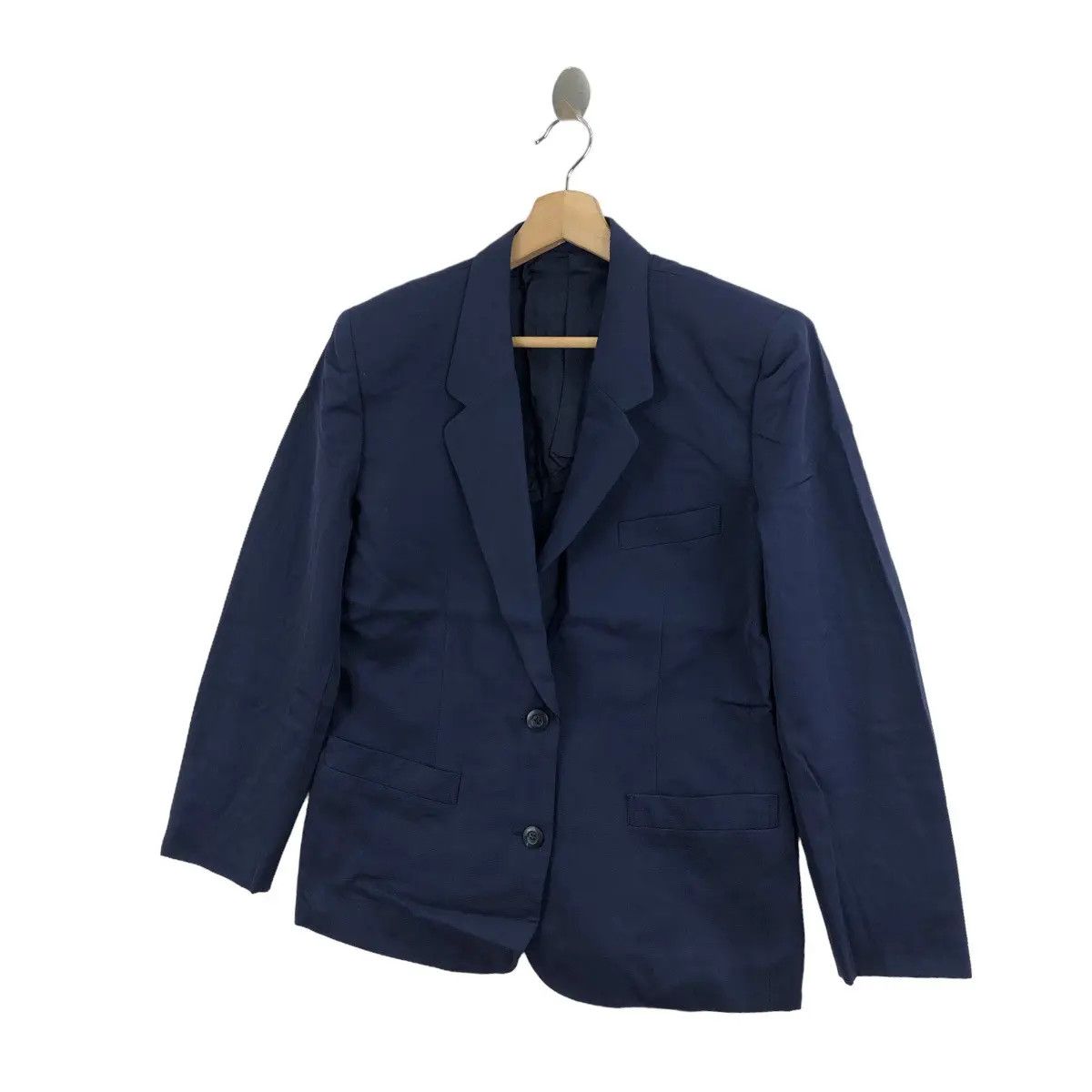 Burberry Vtg 90’ BURBERRY LONDON PRORSUM 2 Button Blue Blazer Sport Size S / US 4 / IT 40 - 4 Thumbnail