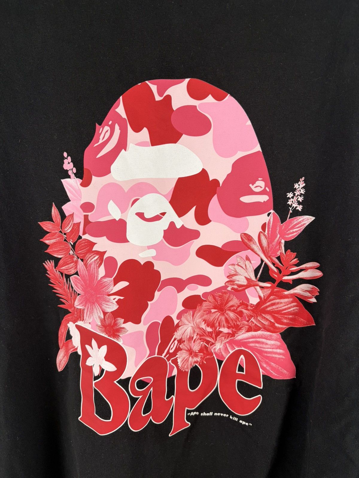 Bape BAPE Flora Big Ape Head Relaxed Fit Tee Size US XL / EU 56 / 4 - 3 Thumbnail