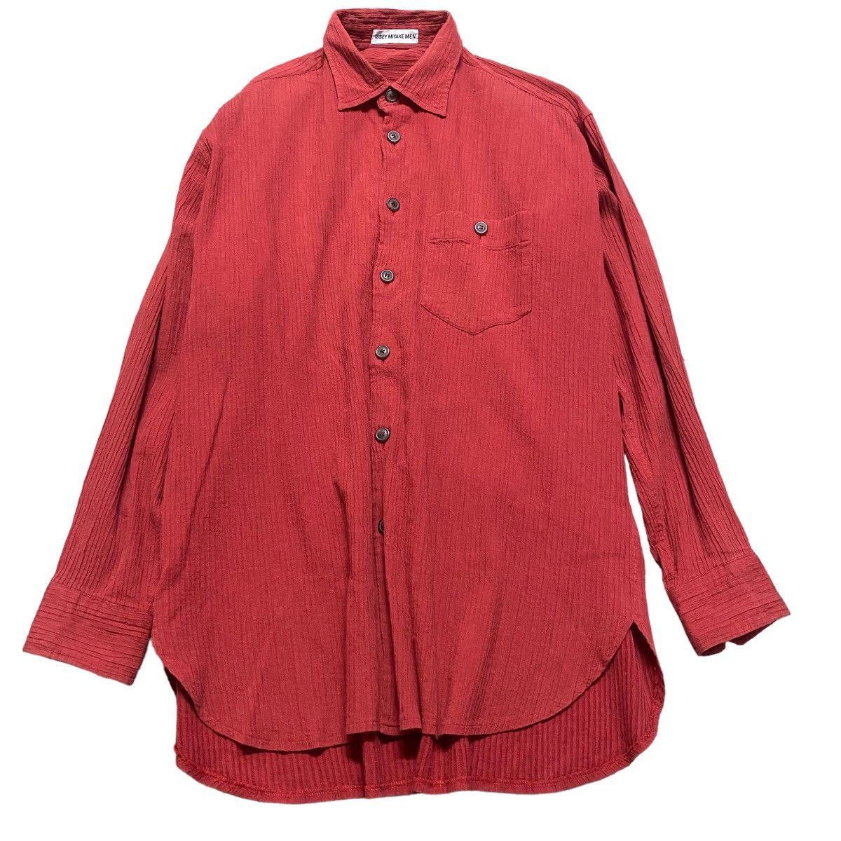 Issey Miyake Men Pleated Shirt Oversized