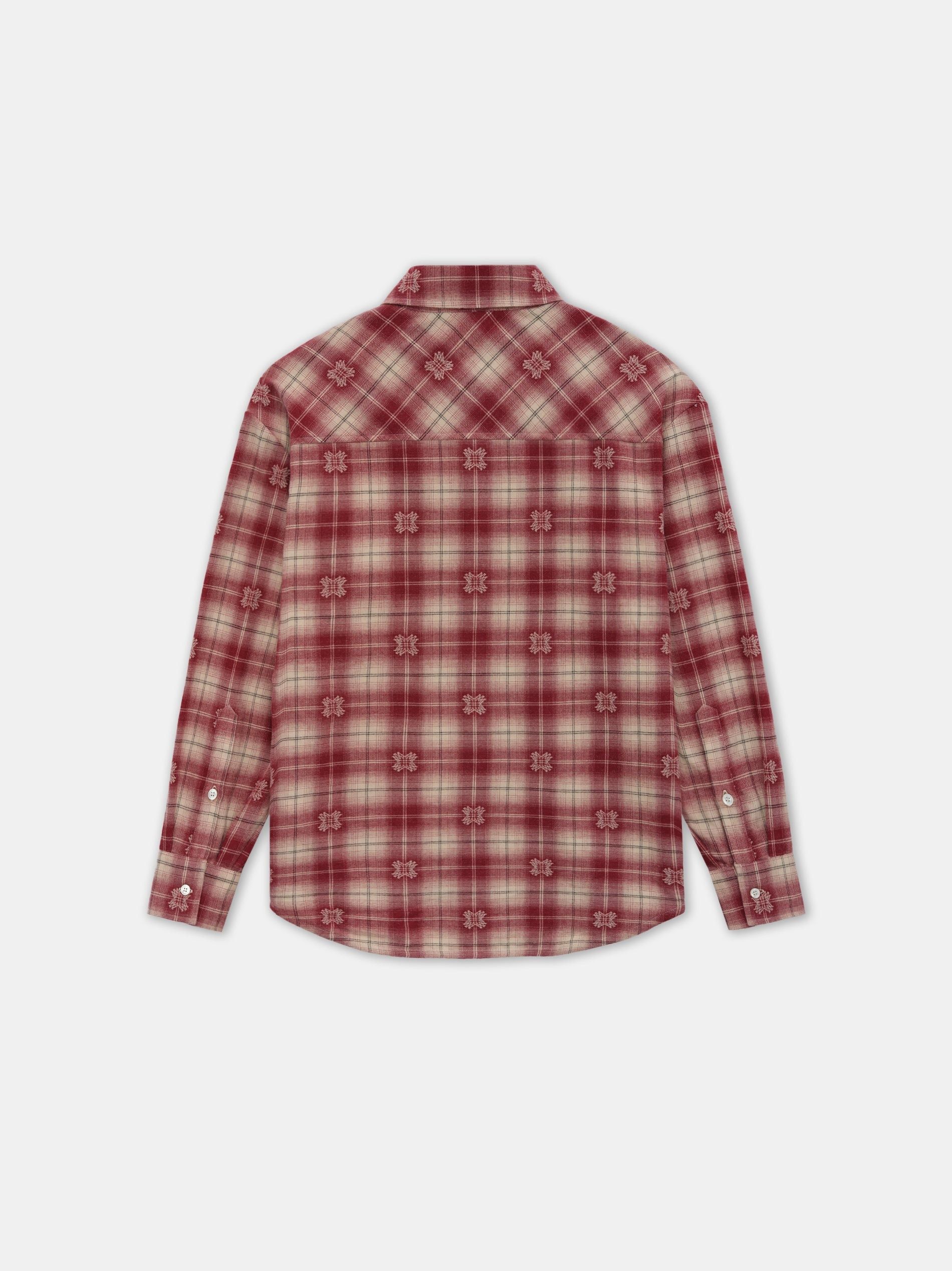 Amiri o1orln1125 MA Quad Flannel Overshirt in Multicolor Size M / US 6-8 / IT 42-44 - 2 Thumbnail