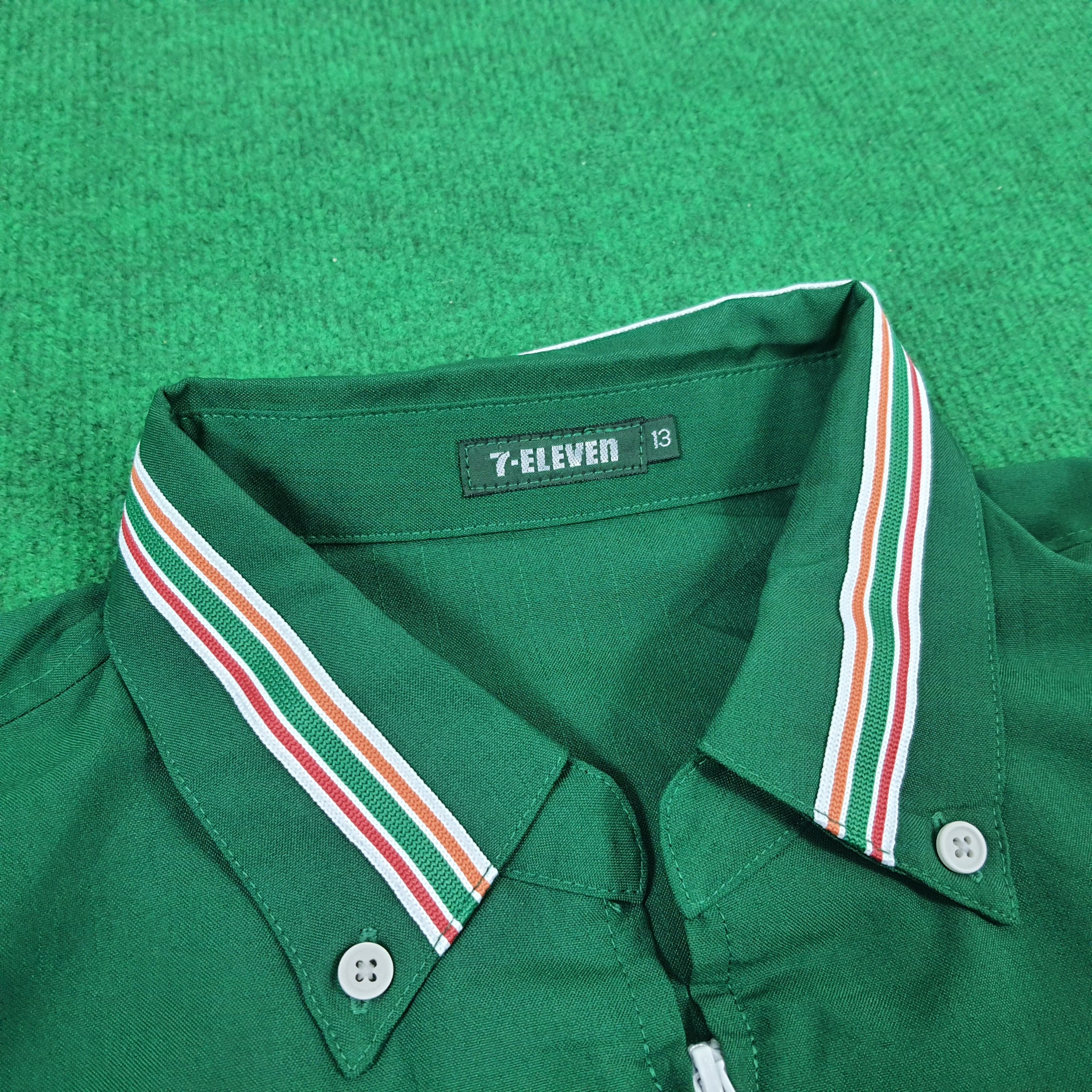 Japanese Brand Vintage 7 Eleven Japanese Staff Worker Uniform Shirt Size US M / EU 48-50 / 2 - 5 Thumbnail