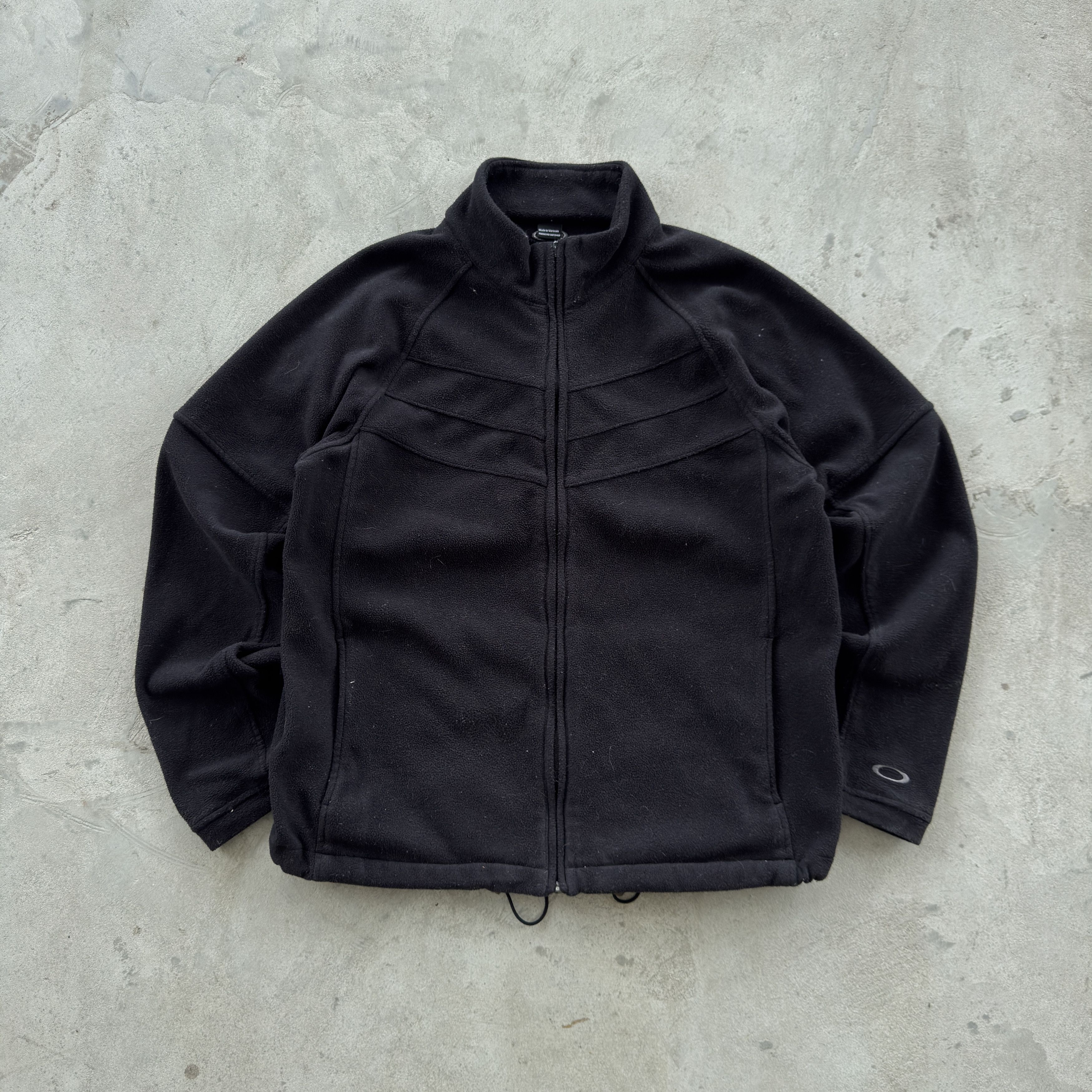 Oakley Vintage Oakley Tactical Fleece Zip Up Jacket Black Gorpcore Size US M / EU 48-50 / 2 - 1 Thumbnail