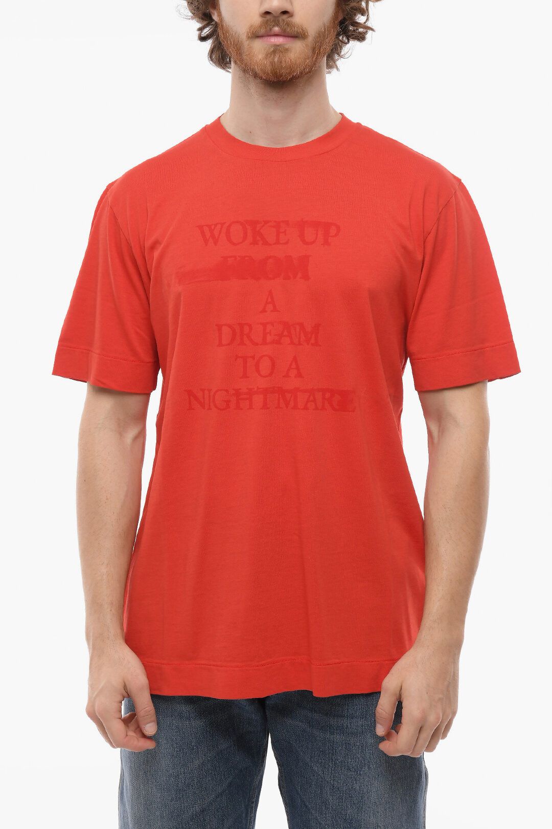 image of Alyx O1Dk11S0124 T-Shirt In Red, Men's (Size Small)