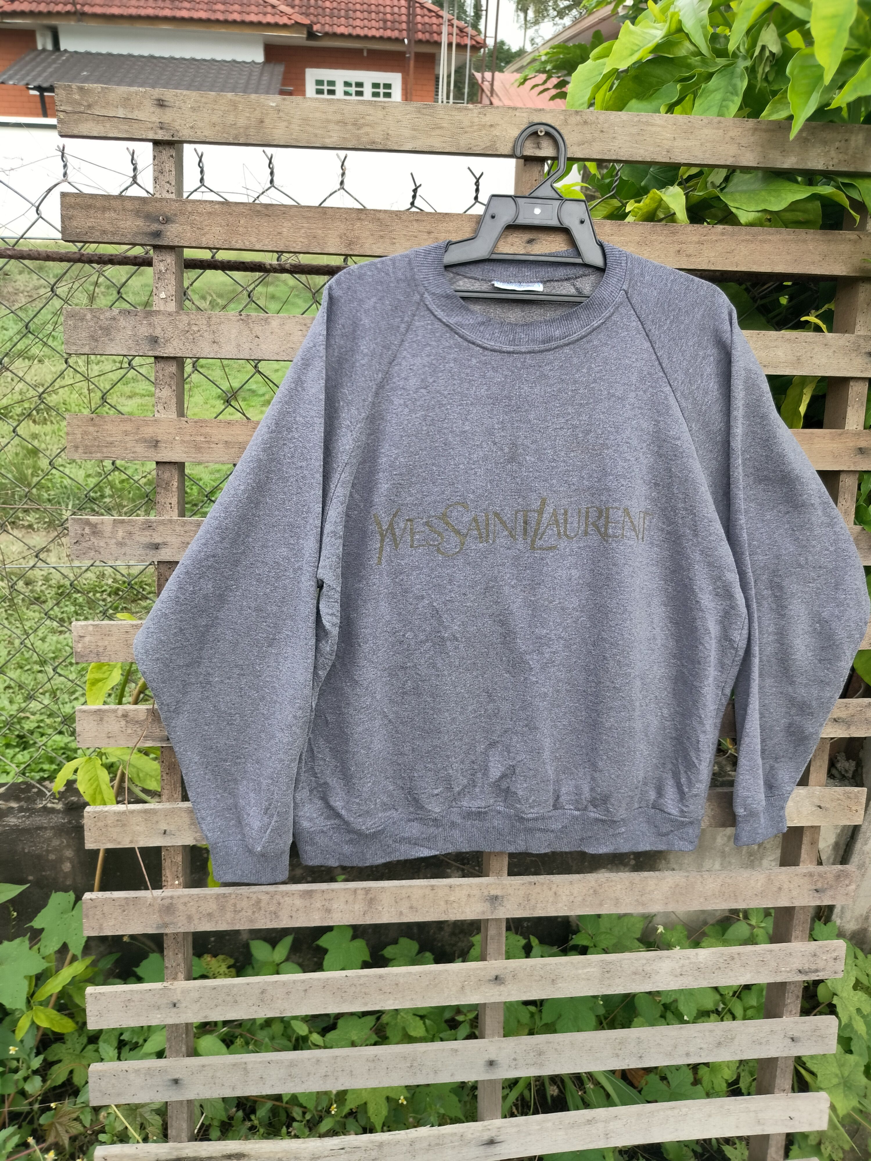 Yves Saint Laurent YVES SAINT LAURENT SWEATSHIRT Size US L / EU 52-54 / 3 - 2 Thumbnail