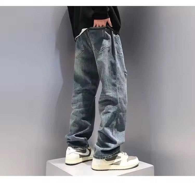 Japanese Brand × Vintage Vintage Blue Ripped Denim Jean Size US 29 - 3 Thumbnail