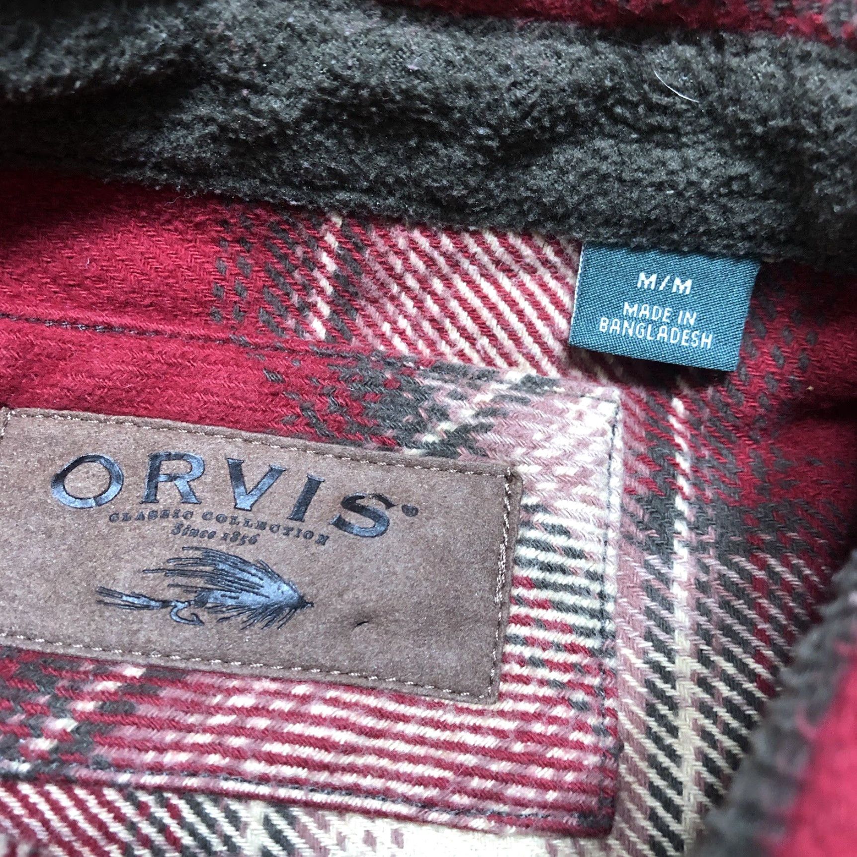 Orvis Orvis Shirt Mens M Red Check Button-Up Heavyweight Flannel Pockets Cotton Lumberjack Outdoor Classic Size US M / EU 48-50 / 2 - 5 Thumbnail