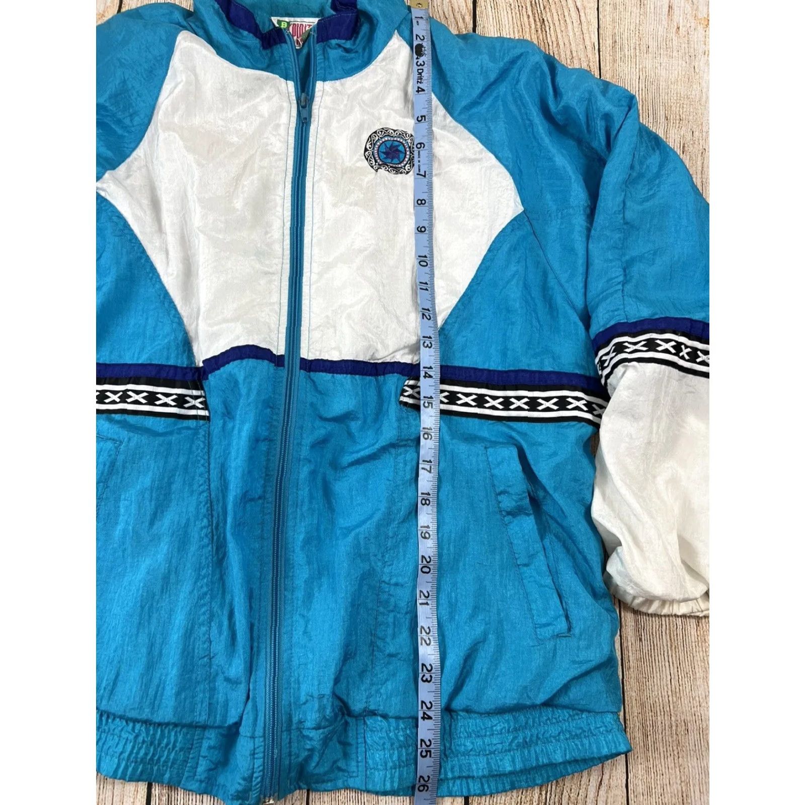 Vintage VINTAGE Bold Spirit Jacket Windbreaker 80s Women M Blue White Purple Size M / US 6-8 / IT 42-44 - 6 Thumbnail