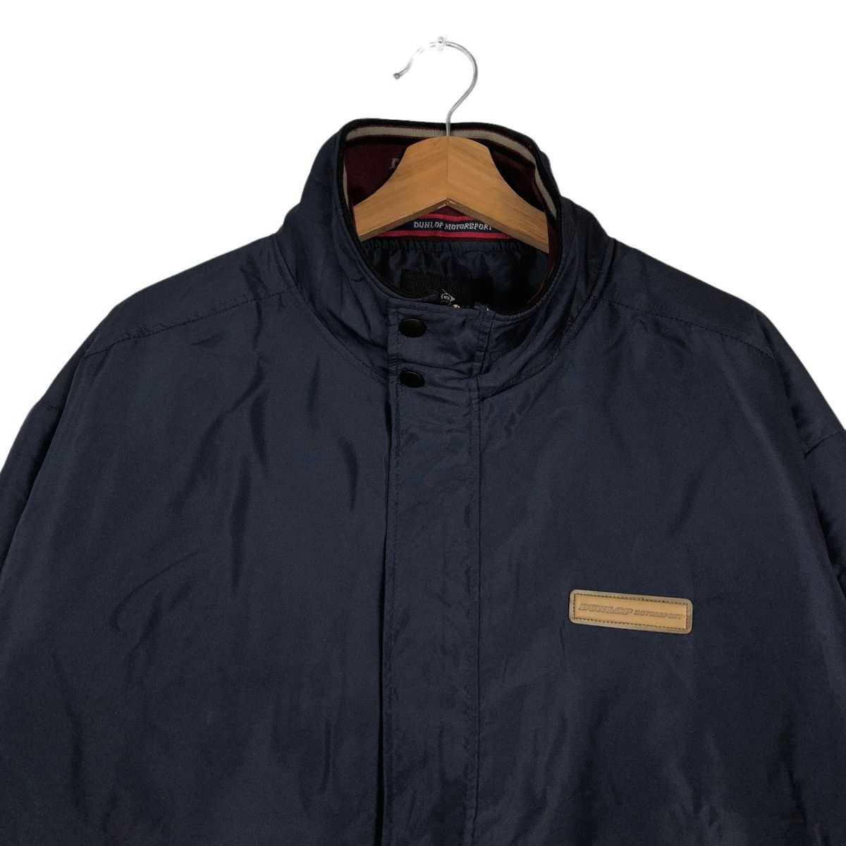 Japanese Brand 🔥VINTAGE BOMBER JACKET DUNLOP RACING WORK WEAR BIG LOGO Size US M / EU 48-50 / 2 - 3 Thumbnail