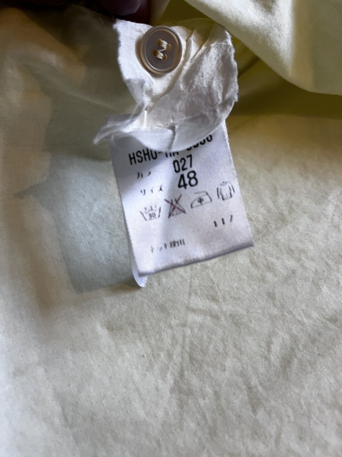 Helmut Lang Helmut Lang 03-04’ transparent military button up Size US L / EU 52-54 / 3 - 9 Thumbnail