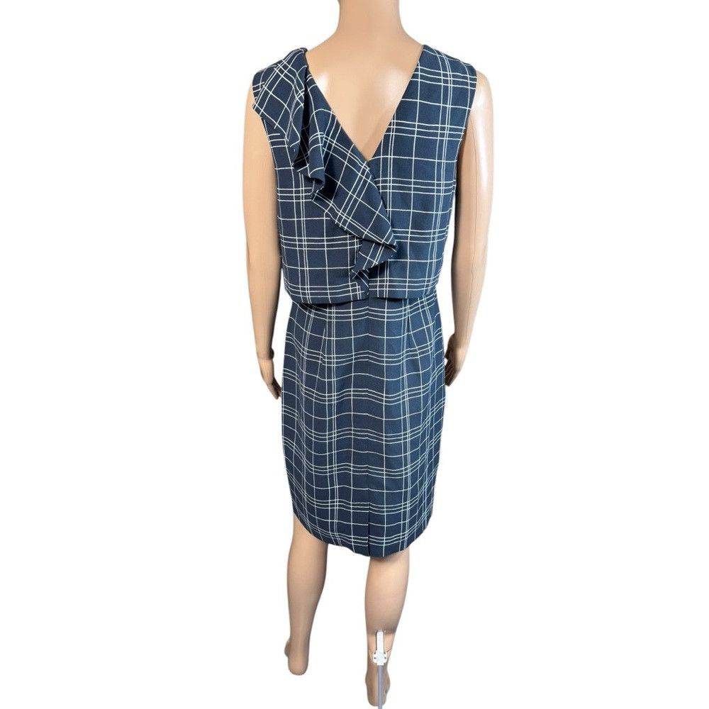 Banana Republic NWT New $128 Banana Republic Plaid Tiered Sheath Dress Size Size M / US 6-8 / IT 42-44 - 4 Thumbnail