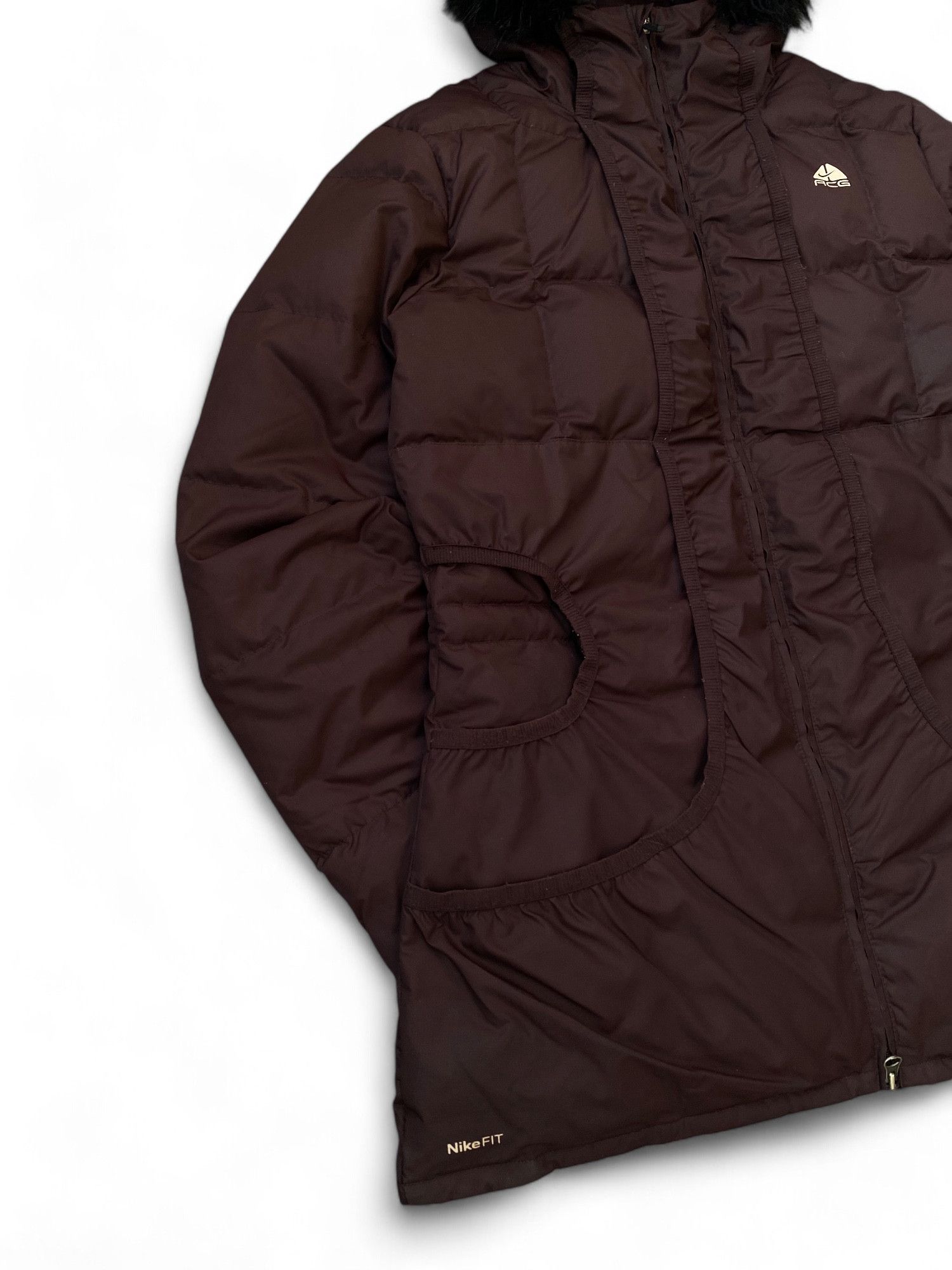 Nike ACG × Vintage Nike Acg Vintage Puffer Jacket 550 Japanese Rare Down Y2k Size L / US 10 / IT 46 - 5 Thumbnail