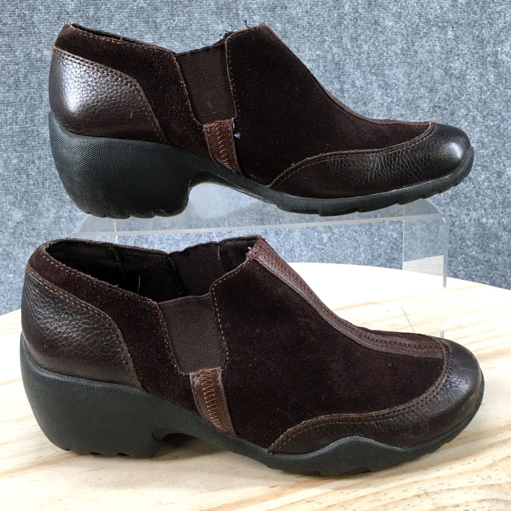 Naturalizer Naturalizer N5 Comfort Boots Fergus Bootie Brown Suede Slip On Womens 7 M Buckle? Size US 7 / IT 37 - 2 Thumbnail