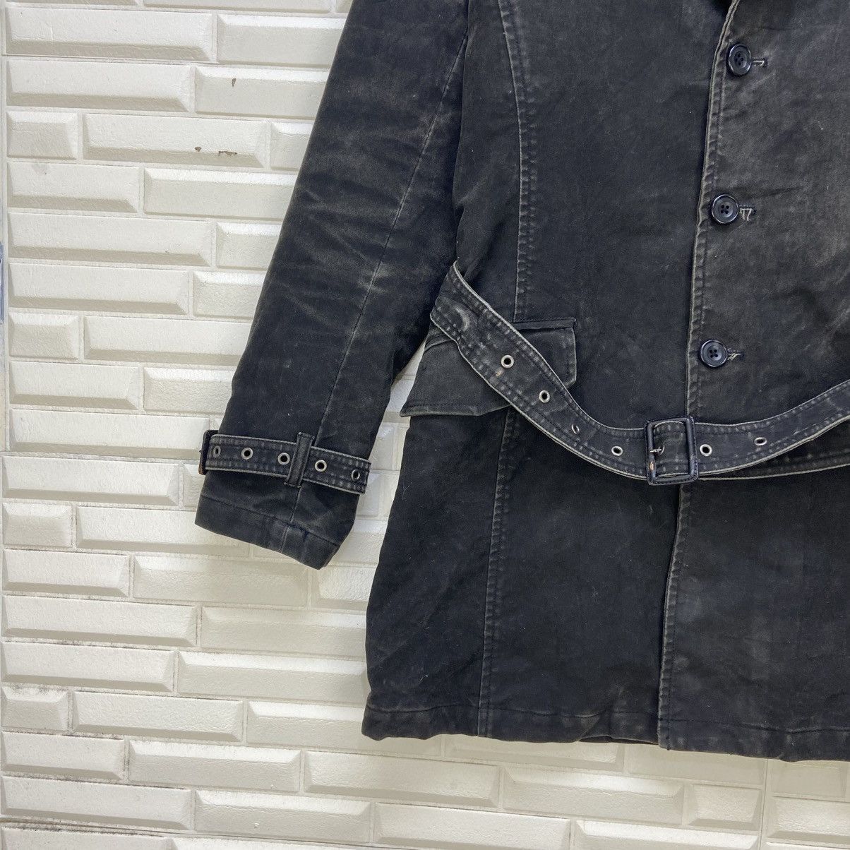 The Difference Japanese Brand The Difference Rupert Distressed Long Coat Size US S / EU 44-46 / 1 - 5 Thumbnail