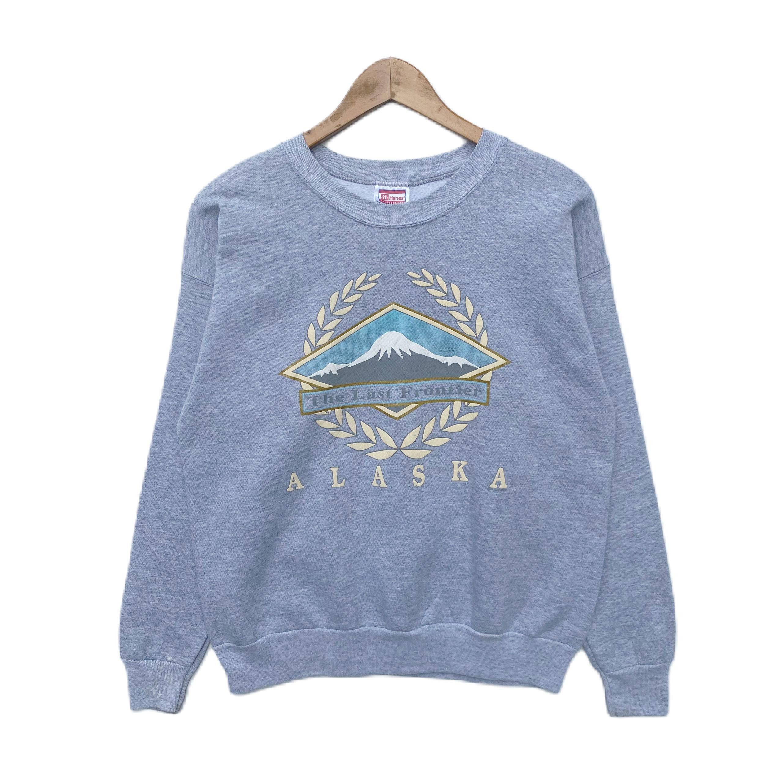 Vintage VINTAGE ALASKA SWEATSHIRT MEDIUM PULLOVER SWEATER GRAY Size US M / EU 48-50 / 2 - 1 Thumbnail