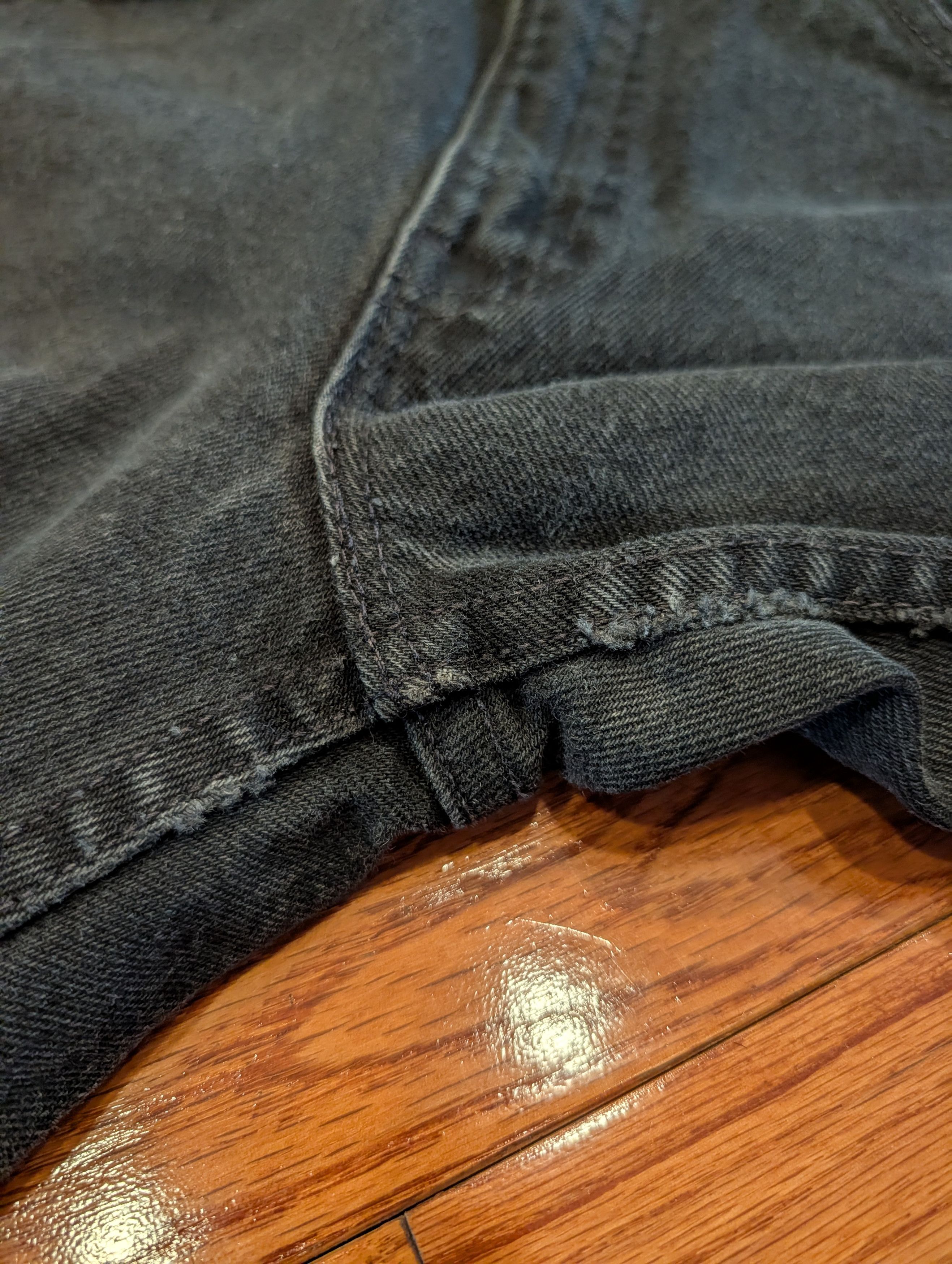 Levi's Vintage 90s Levis 505 Orange Regular Straight Jeans 29x34 Size US 29 - 8 Thumbnail