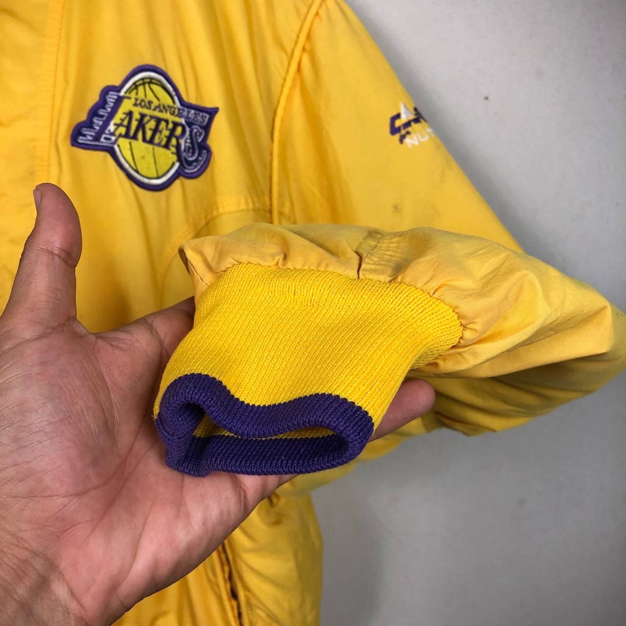 NBA 1991 Nutmeg x Campri LA Lakers NBA Jacket - XL - Vtg 90s Size US XL / EU 56 / 4 - 8 Thumbnail