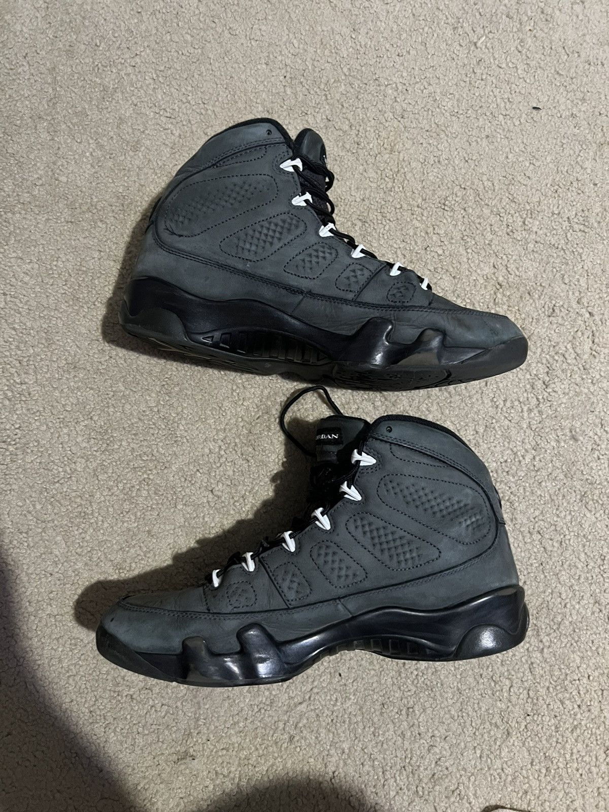 image of Jordan Brand Retro 9 “Anthracite” Shoes, Men's (Size 10)