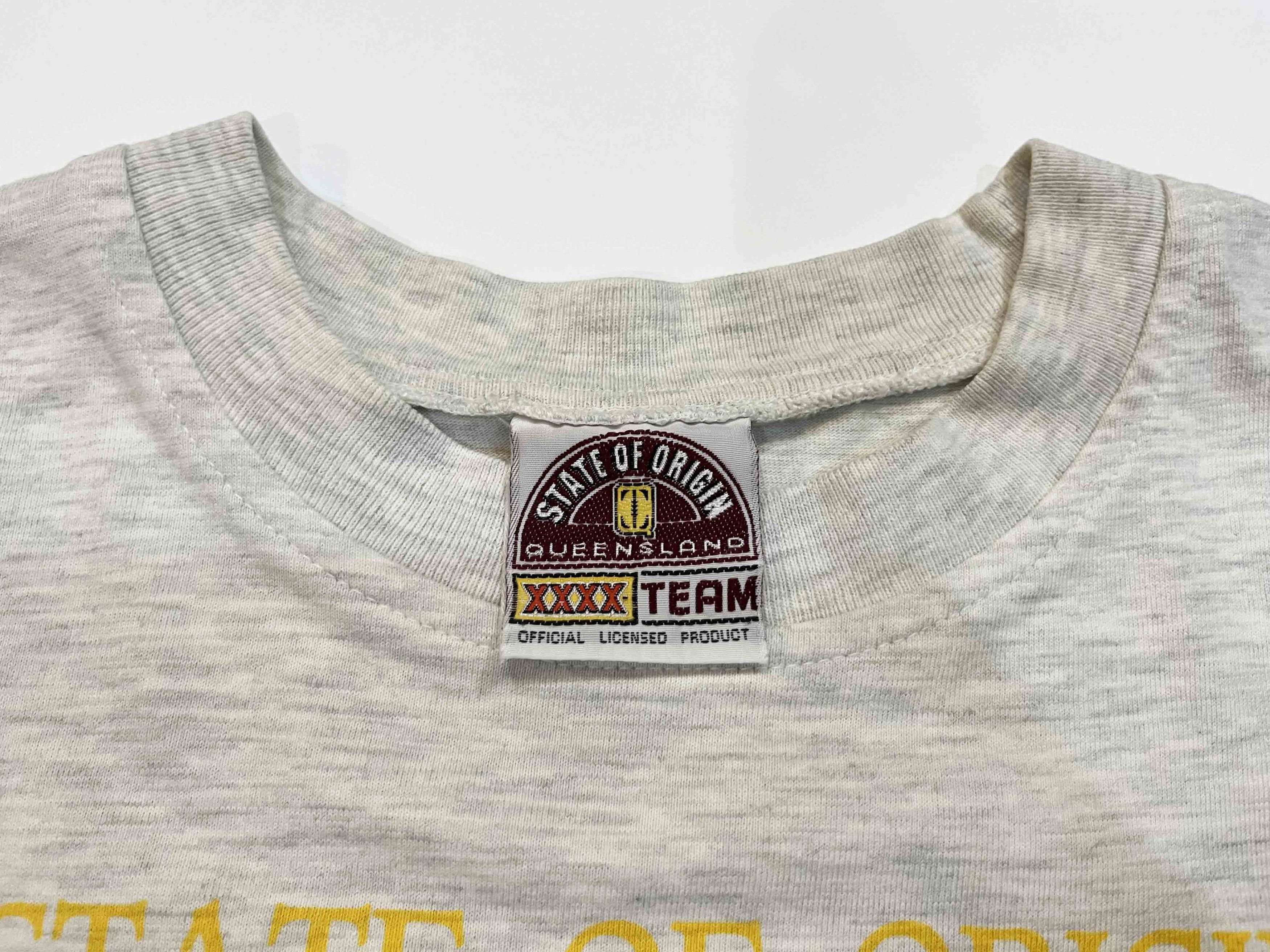 Vintage Vintage State of Origin Queensland Australian Rugby T-Shirt Size US L / EU 52-54 / 3 - 3 Thumbnail