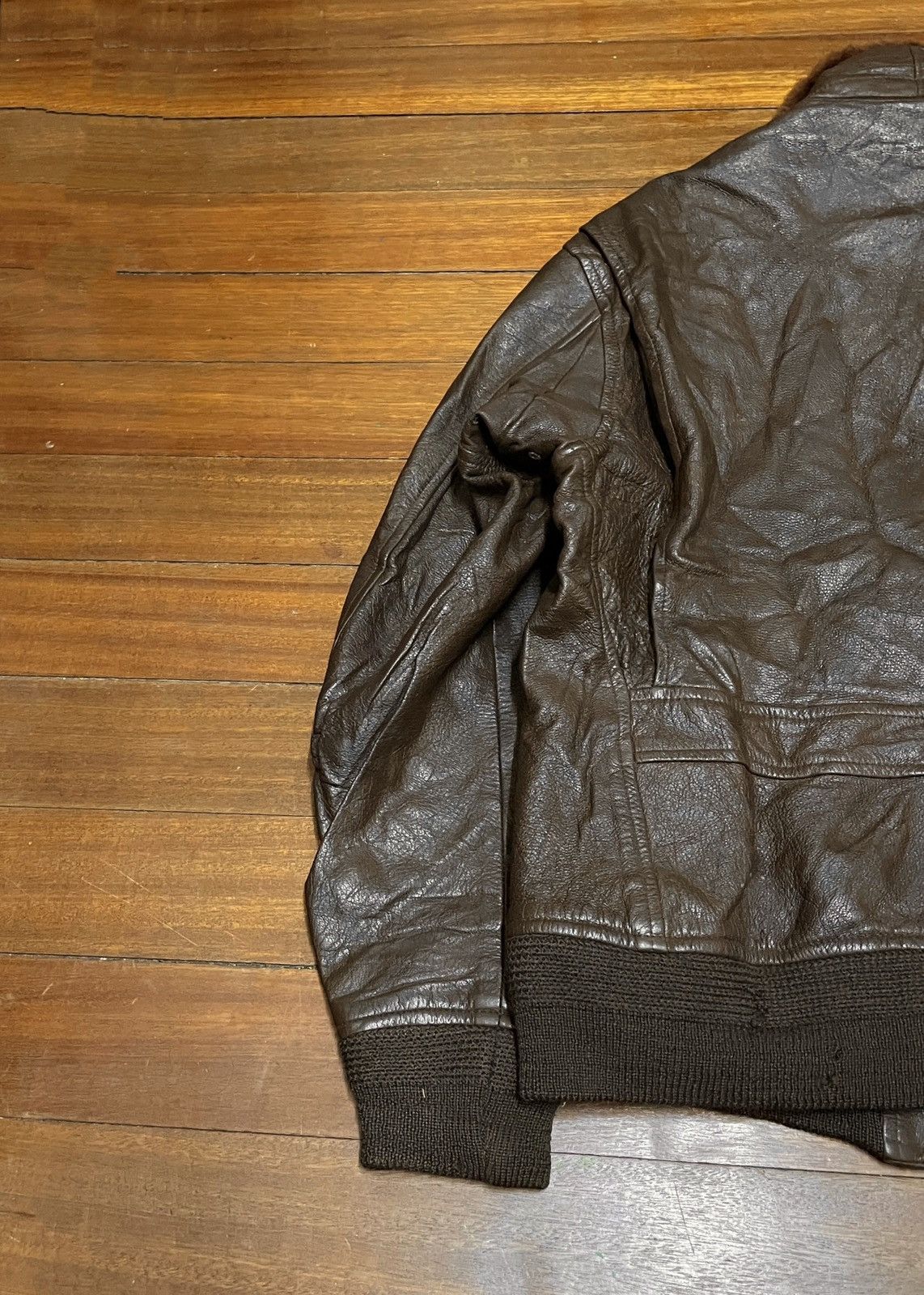 Willis & Geiger Vintage Willis Geiger US Navy G-1 Leather Jacket 1990s Size US L / EU 52-54 / 3 - 7 Thumbnail