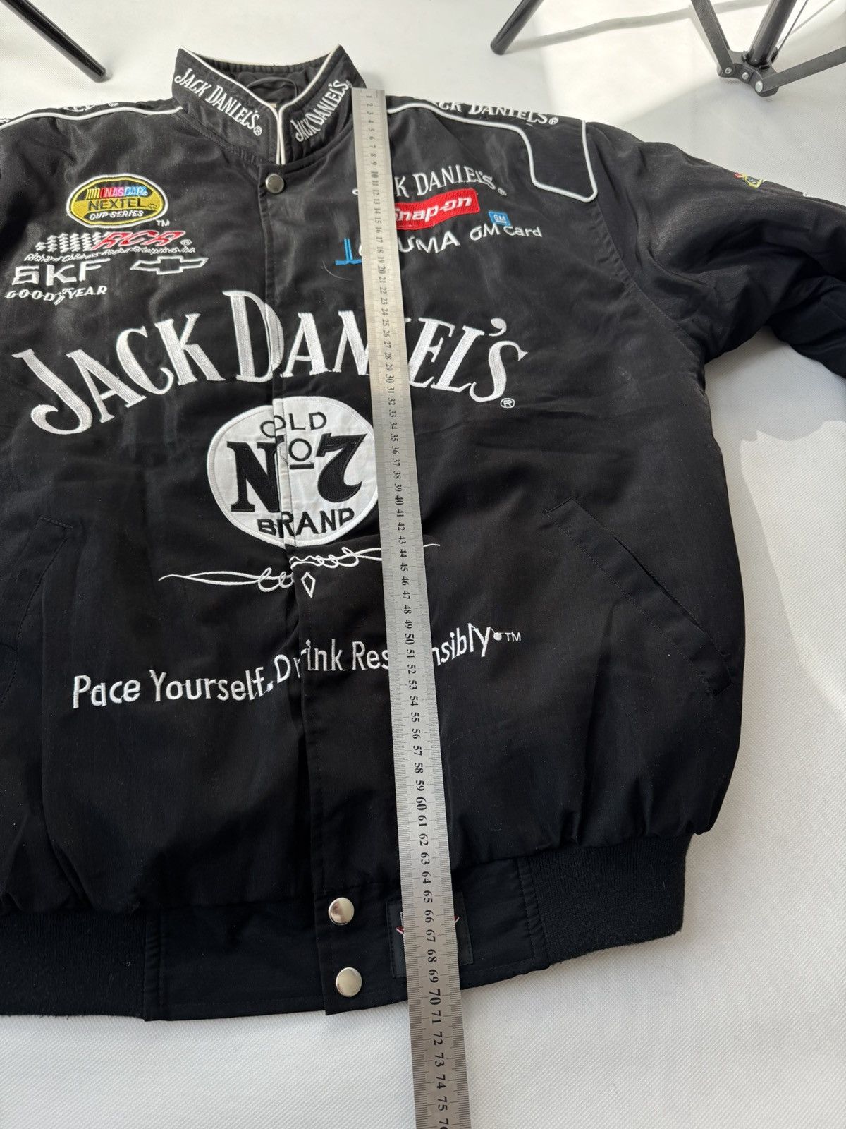 Vintage Jack Daniels VINTAGE RACING JACKET CHEVROLET BOMBER NASCAR Size US L / EU 52-54 / 3 - 17 Thumbnail