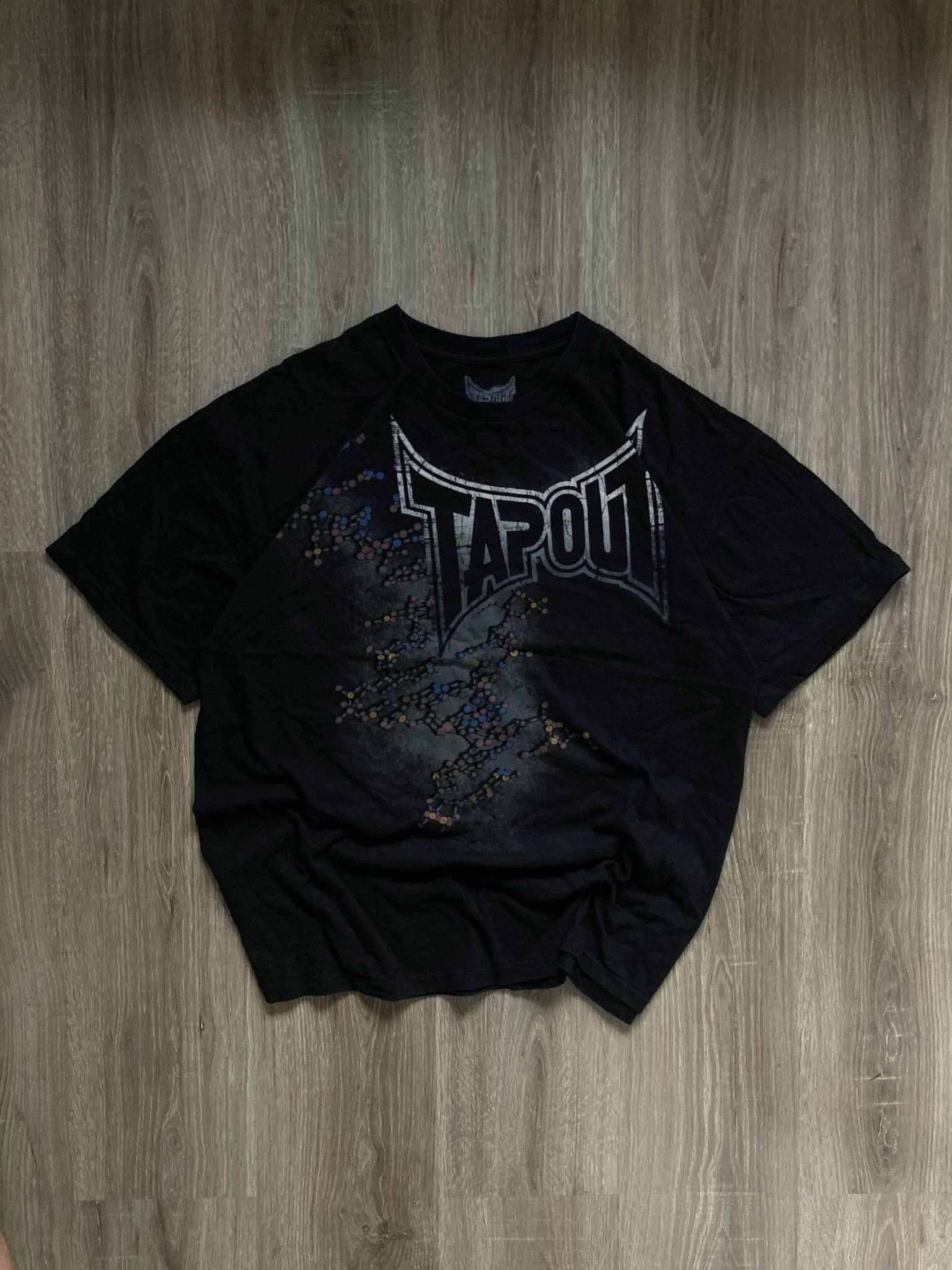 Tapout Tapout signature series the dna of mma tshirt rare y2k Size US XL / EU 56 / 4 - 1 Thumbnail