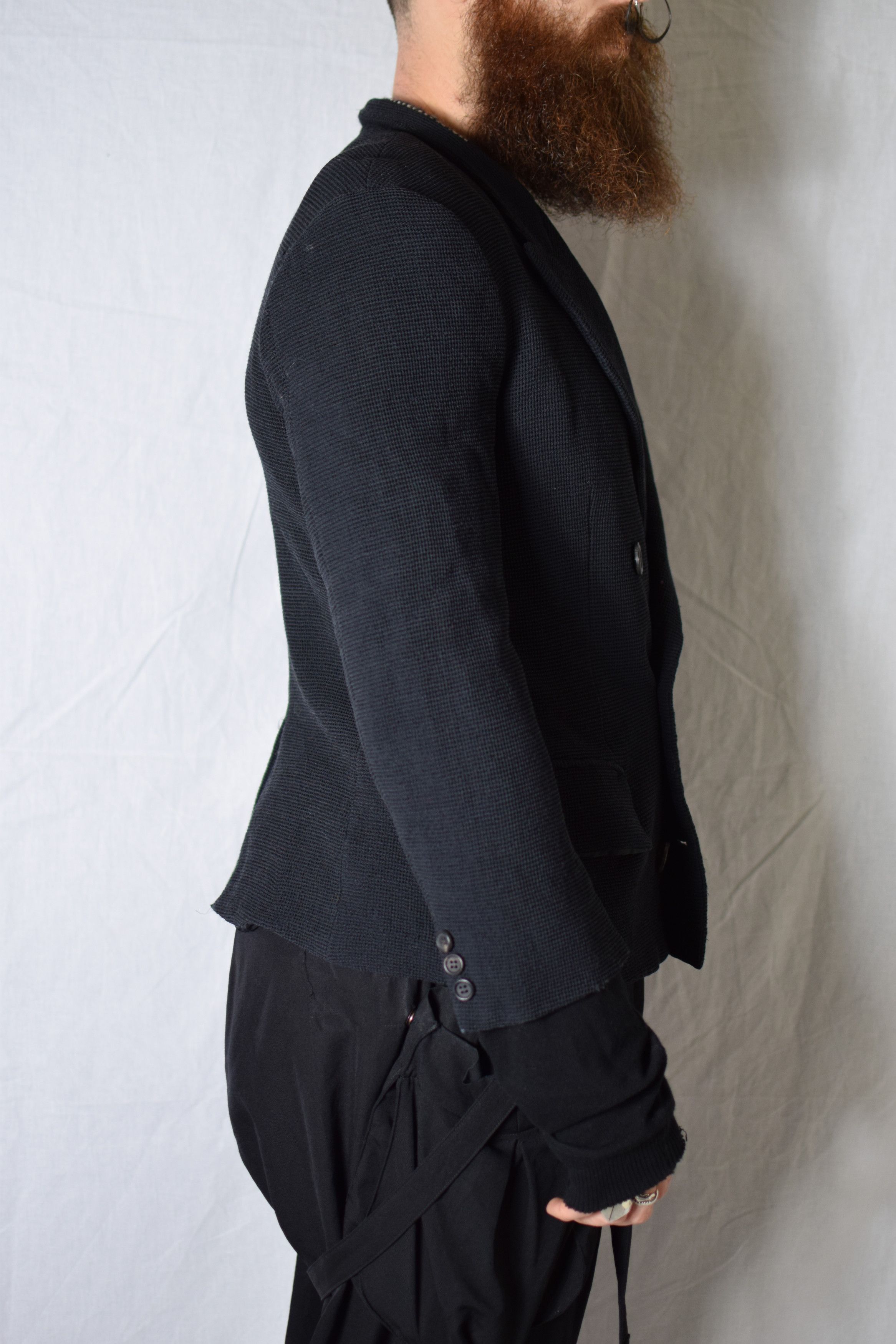 Yohji Yamamoto FINAL DROP - YYPH AW95 Soft Blazer - HE-J85-128 Size 48R - 5 Thumbnail