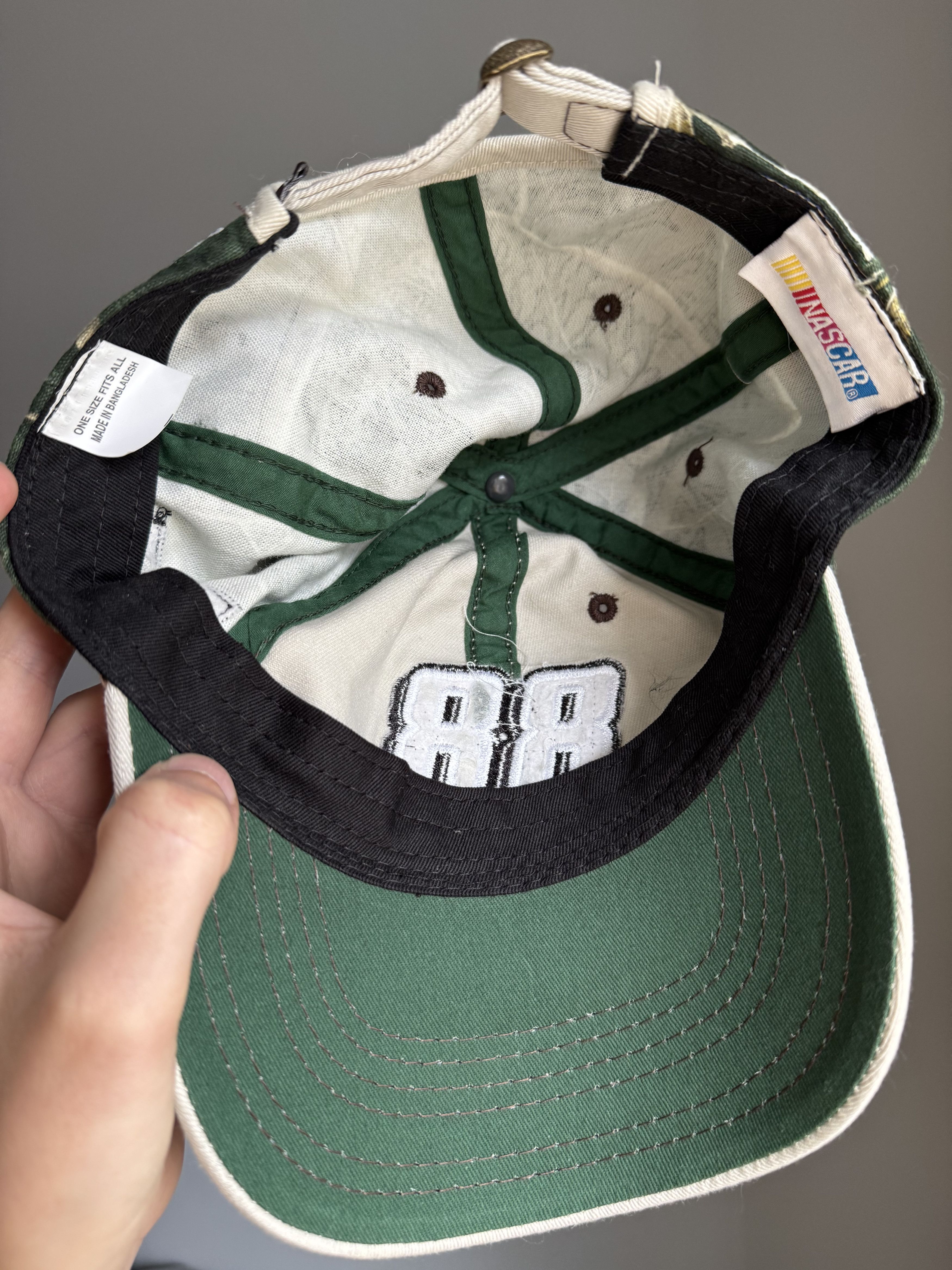 Realtree Y2K NASCAR Racing Realtree Camo Strapback Hat #88 Size ONE SIZE - 8 Thumbnail