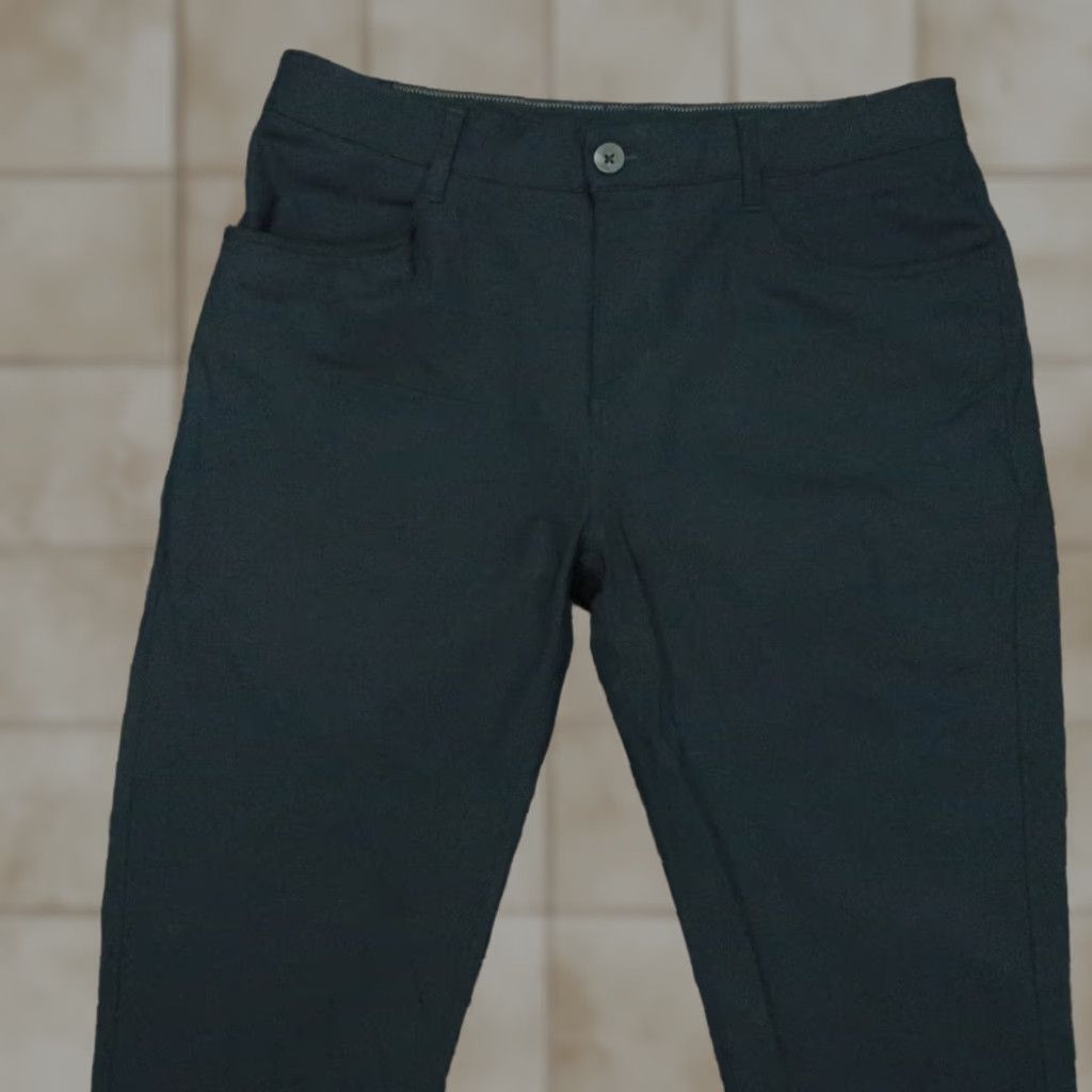 Vuori Vuori Mens Pants 32x28 Blue Meta Performance Stretch Chino Zip Pocket V430-S Size US 32 / EU 48 - 1 Thumbnail